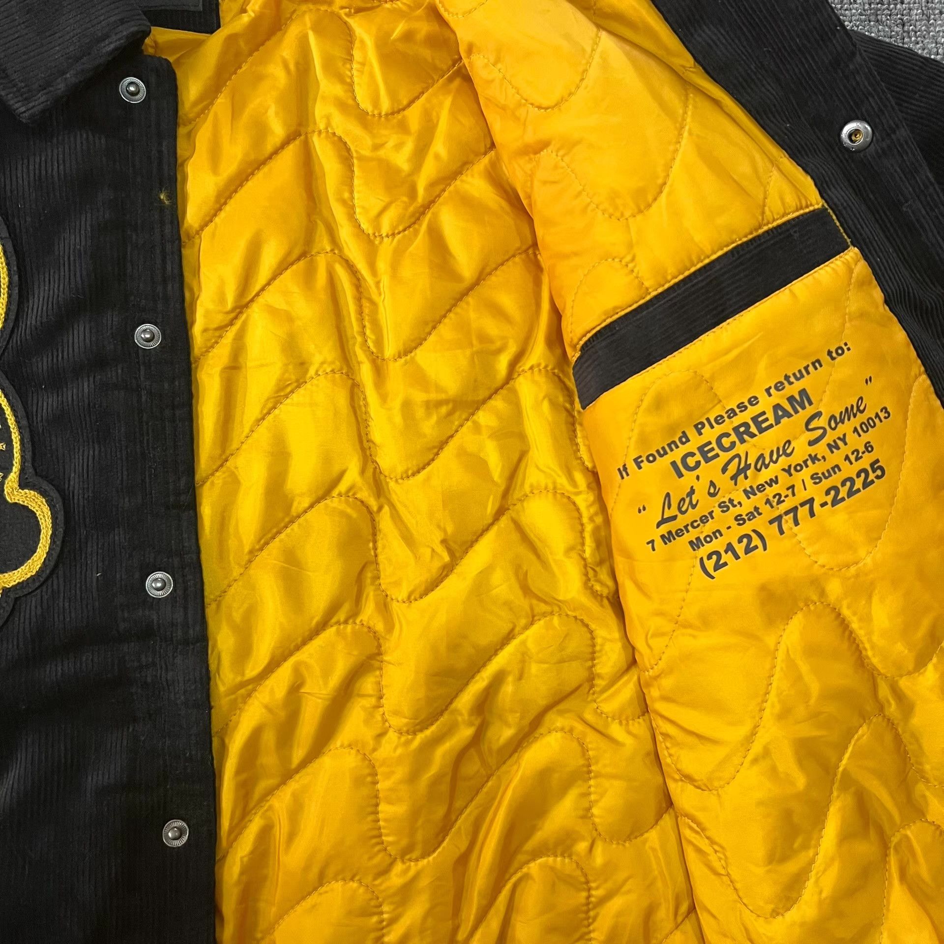 Billionaire Boys Club BBC ICECREAMEmbroideredFlyingCreamCorduroy Varsity Jacket Q7 Size US S / EU 44-46 / 1 - 4 Thumbnail