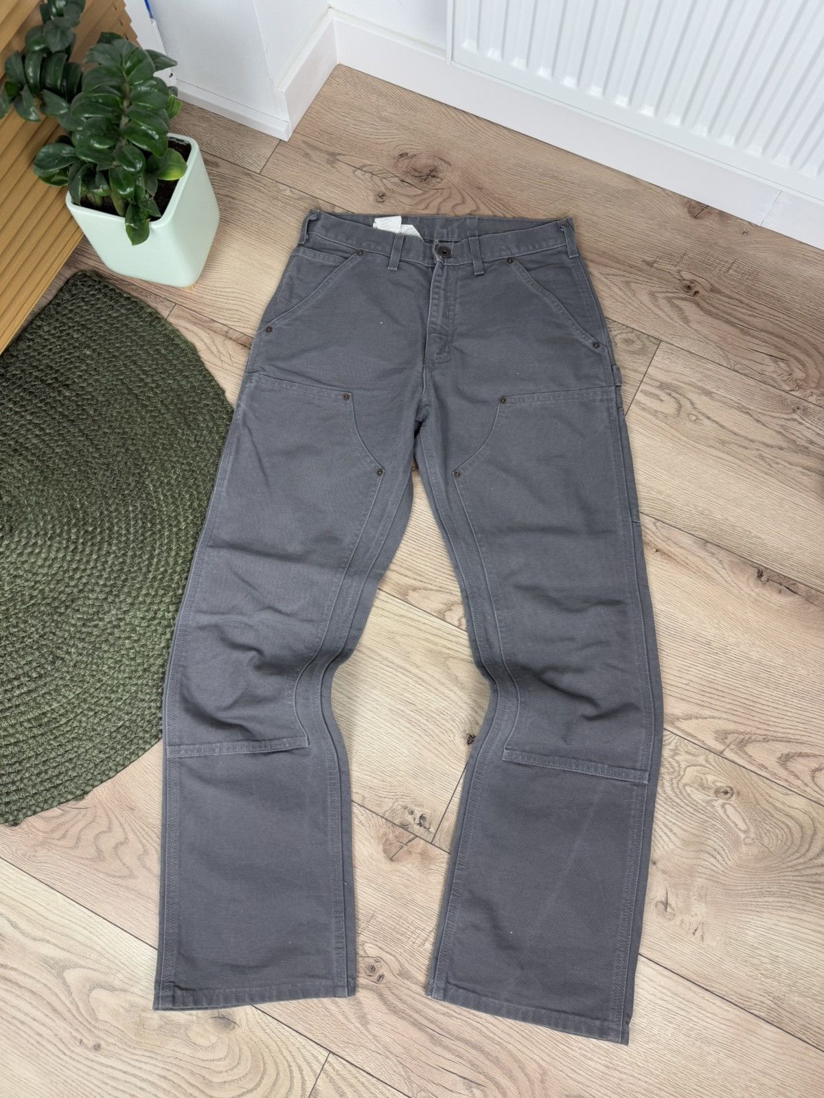 Carhartt Vintage Grey Carhartt Double Knee Jeans Size US 30 / EU 46 - 1 Thumbnail