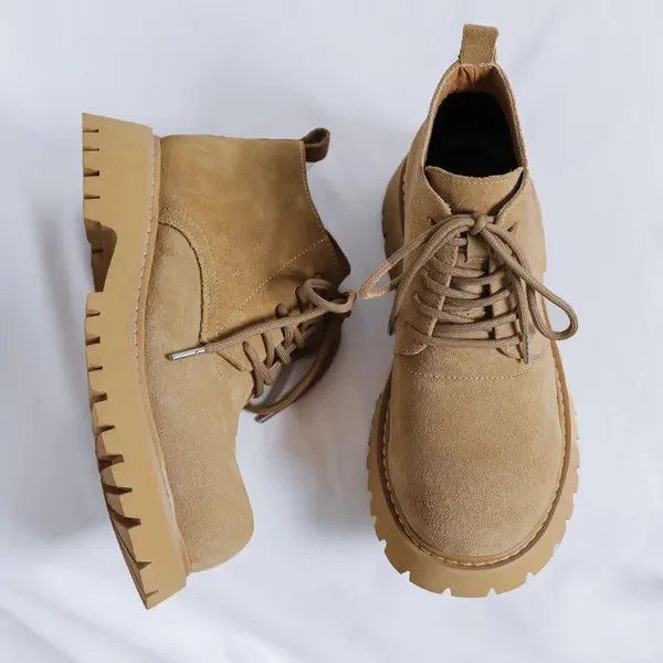 Other Kurihara x ouchi Chunky Suede Ankle Boots Size US 10 / EU 43 - 7 Thumbnail