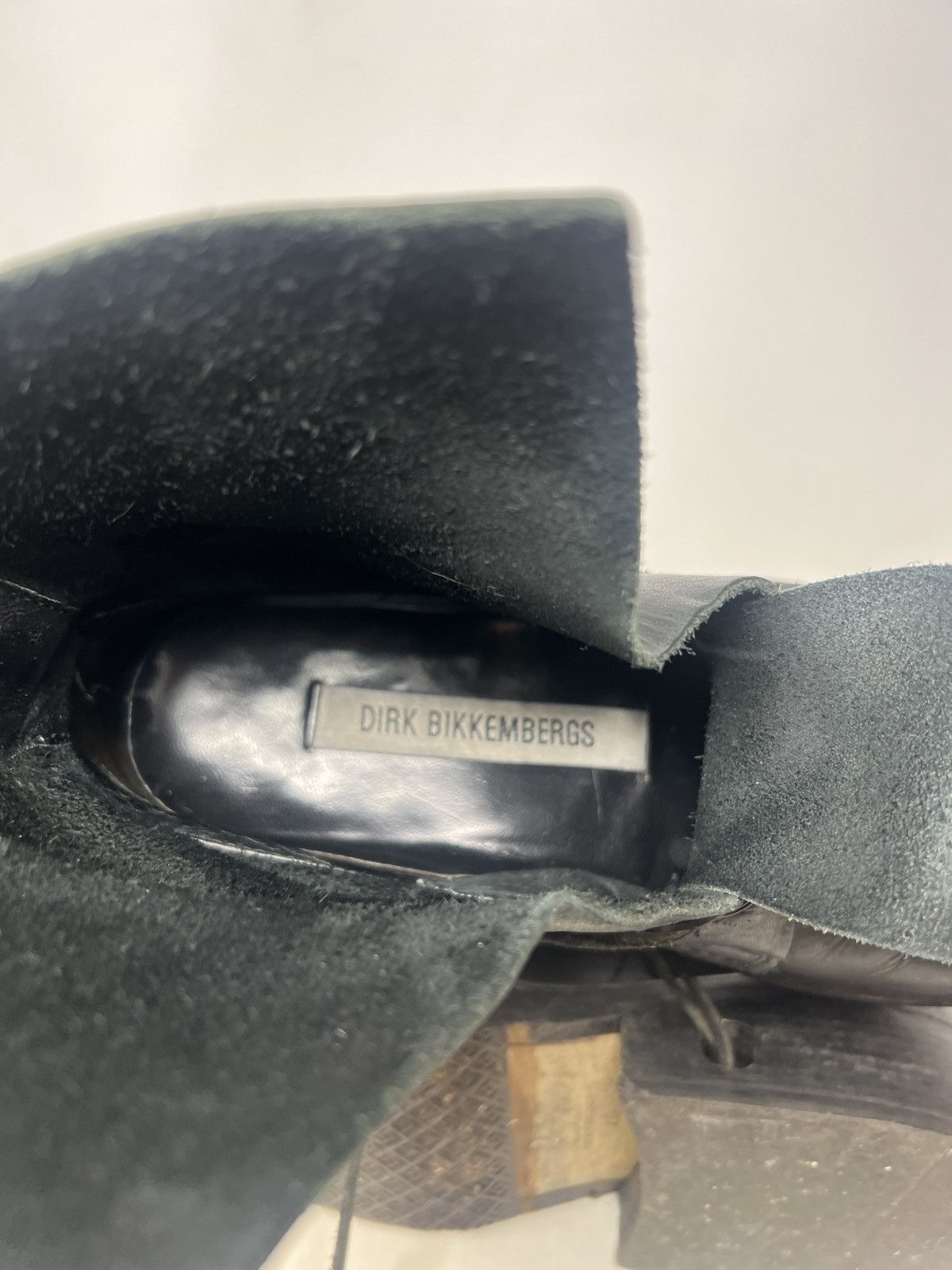 Dirk Bikkembergs Vintage 90s DIRK BIKKEMBERGS Black Pierced Heel Boot SZ 40 Size US 7 / EU 40 - 11 Thumbnail