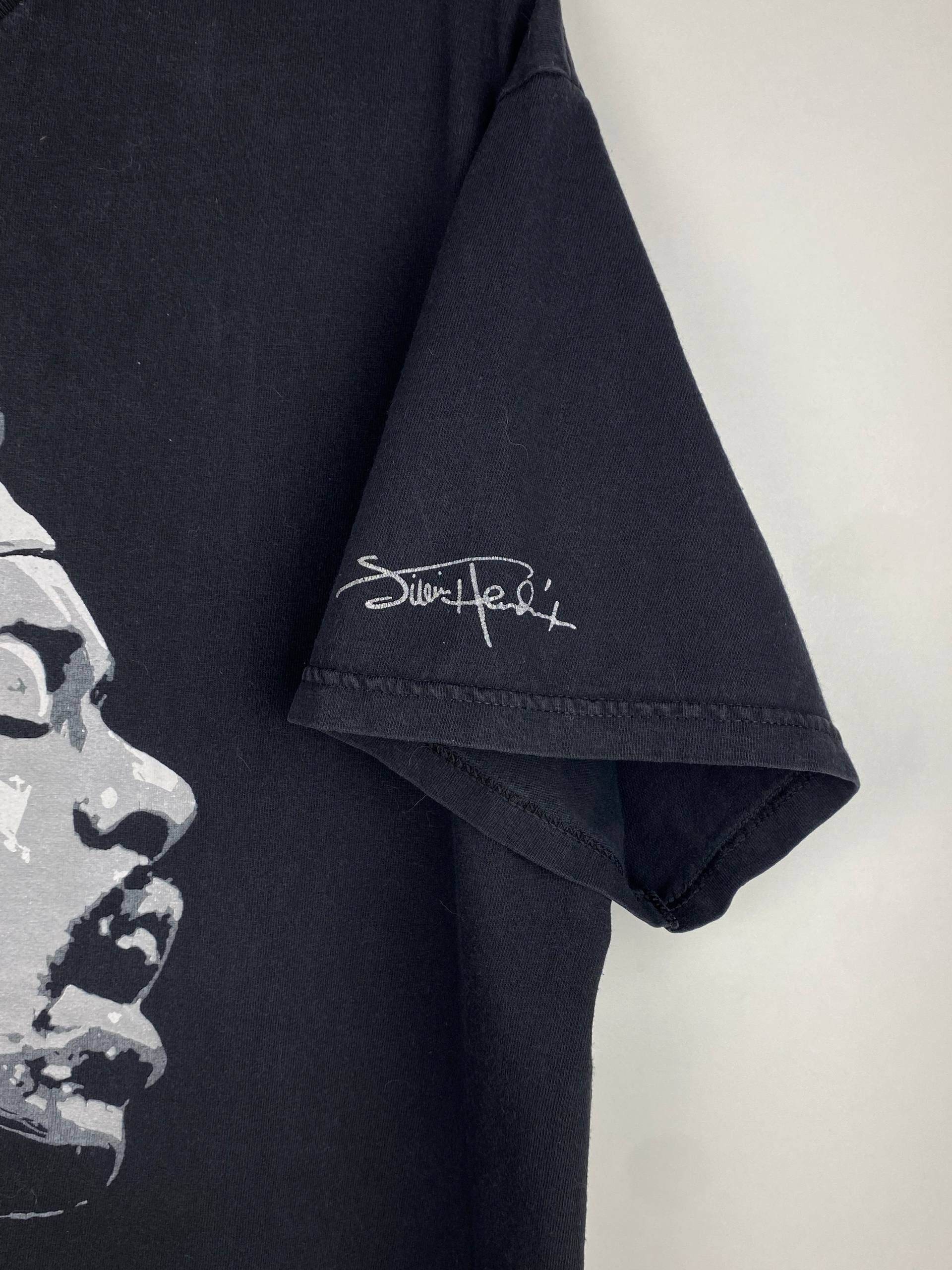 Jimi Hendrix Vintage Jimi Hendrix 2004 Signature Graphic 00s Tee Size US XL / EU 56 / 4 - 7 Thumbnail