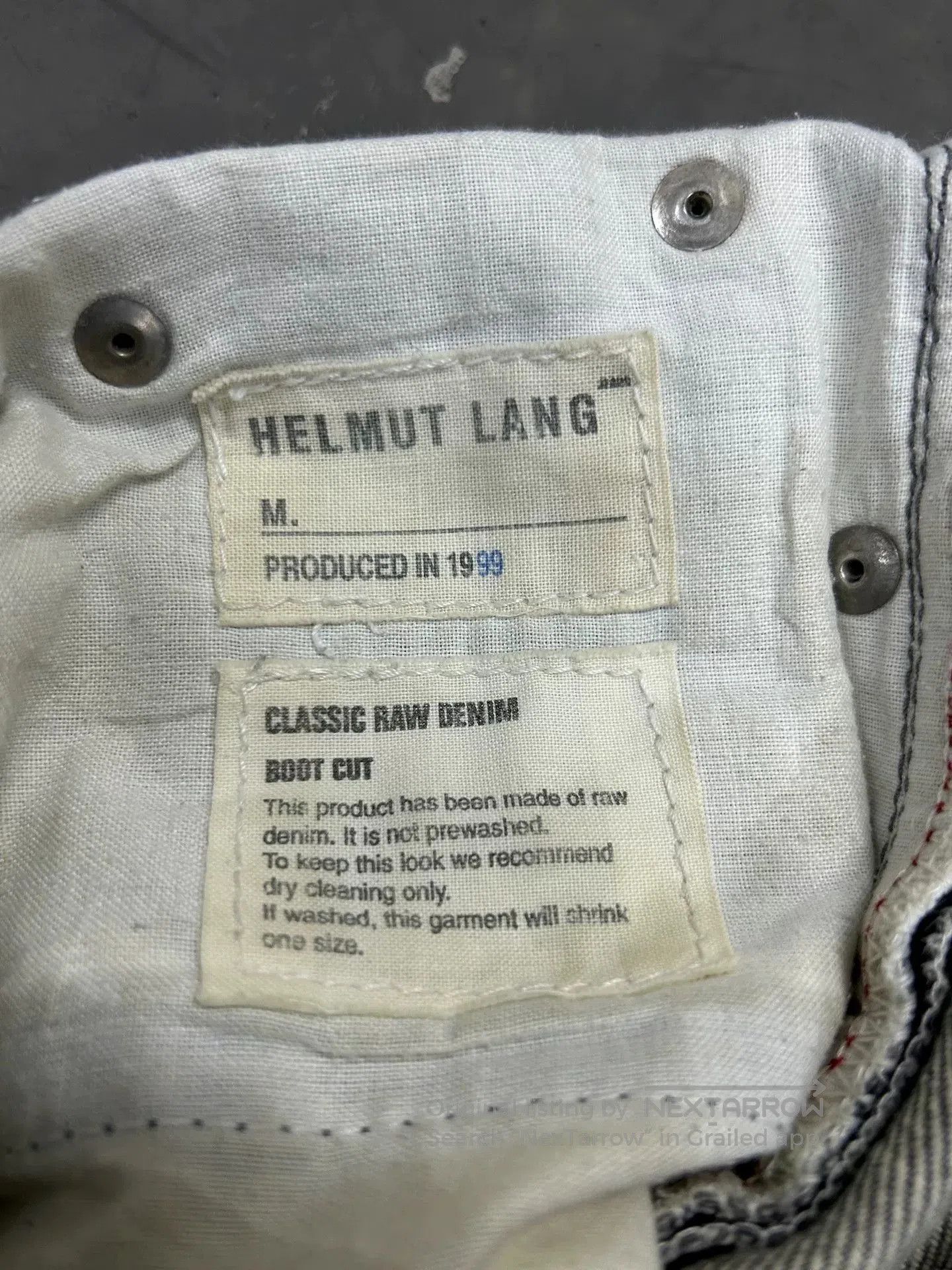 Helmut Lang Helmut Lang 1999 Ash Clay Jeans. Size US 28 / EU 44 - 4 Thumbnail