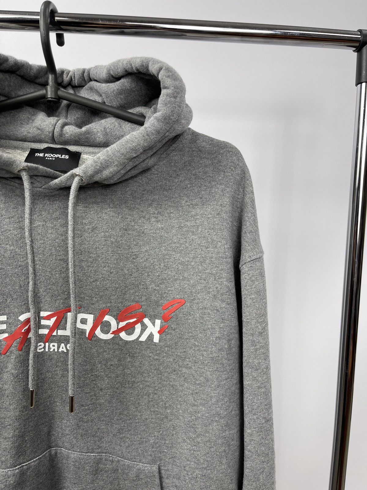 The Kooples The Kooples Paris Hoodie Size L Grey Central Logo Portugal Size US L / EU 52-54 / 3 - 2 Thumbnail