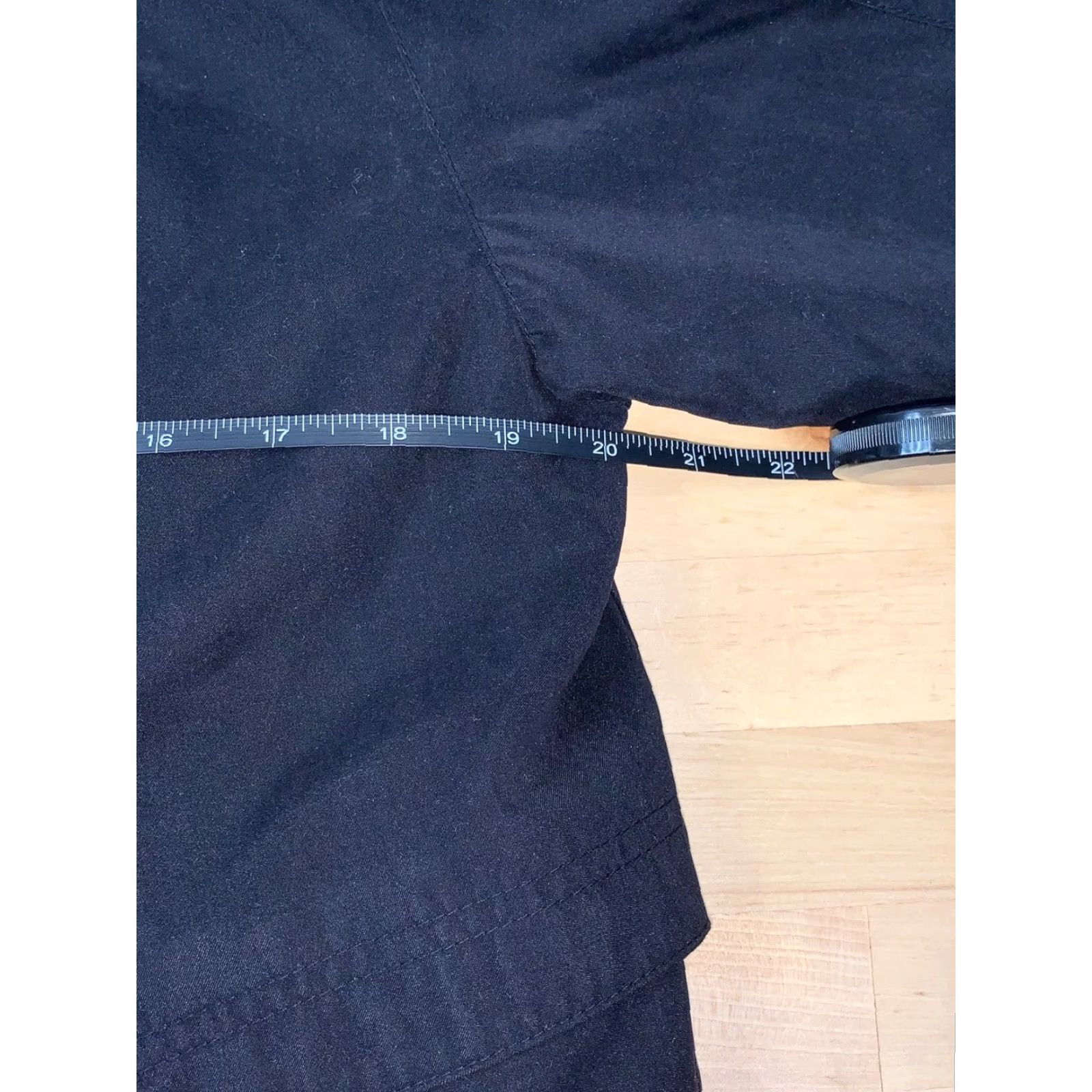 Vintage Womens Gallery Overcoat Jacket XS Black Full Zip Hooded Size XS / US 0-2 / IT 36-38 - 5 Thumbnail