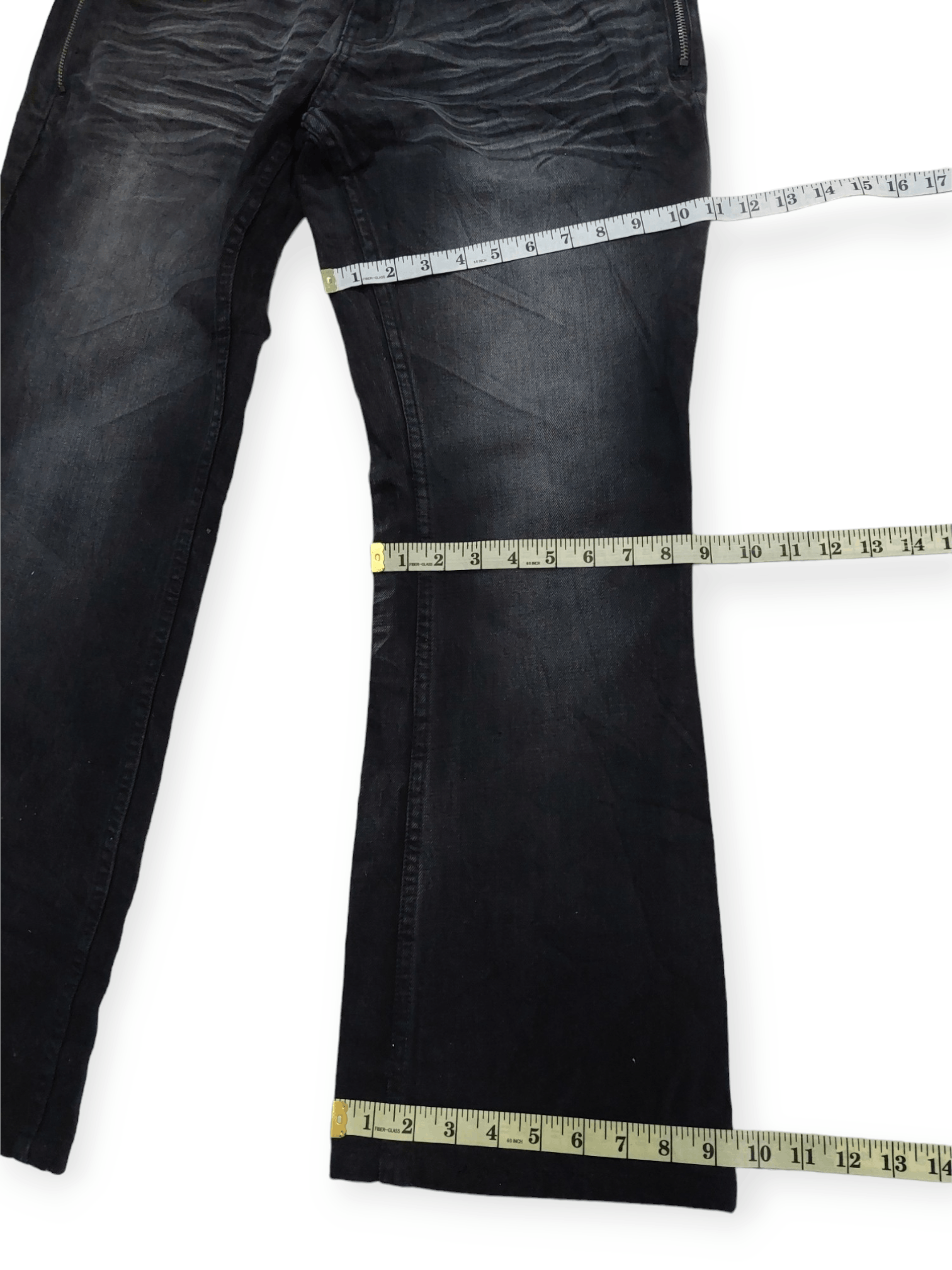 semanticdesign Flare Jeans Semantic Design Black Boot Cut Size US 34 / EU 50 - 19 Thumbnail
