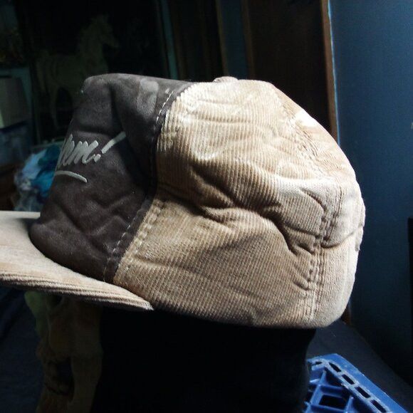 Other DS Vintage Nooo Problem! Corduroy Trucker Snap Hat Cap Size ONE SIZE - 3 Thumbnail