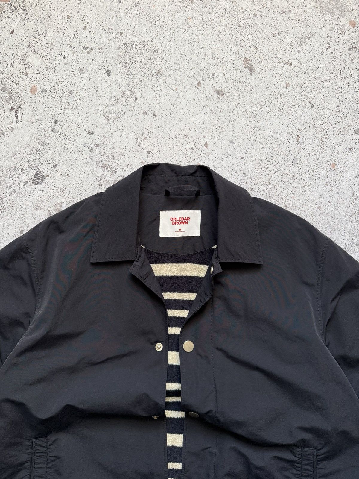 Orlebar Brown Orlebar brown Towelling lined coach jacket Size US M / EU 48-50 / 2 - 2 Thumbnail