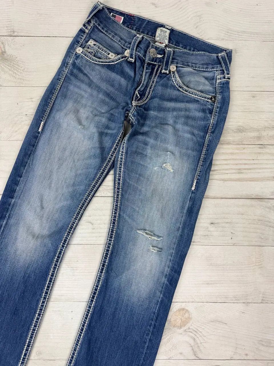 True Religion Vintage True Religion Baggy Denim Jeans Size US 30 / EU 46 - 3 Thumbnail
