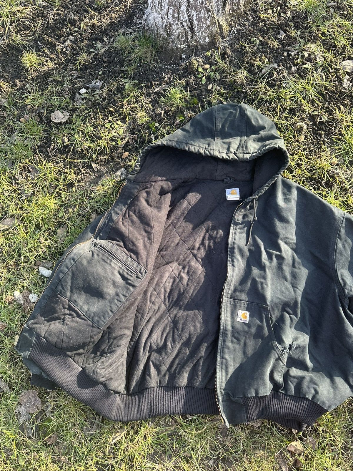 Carhartt Distressed Carhartt Detroit Jacket Size US L / EU 52-54 / 3 - 8 Thumbnail