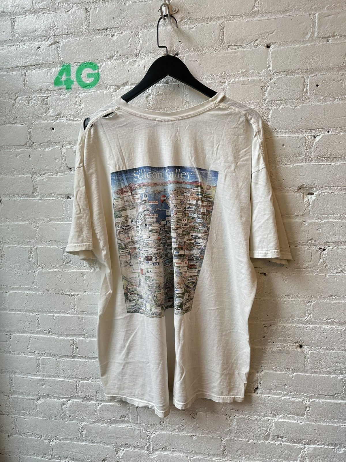 Vintage VINTAGE THRASHED SILICON VALLEY T SHIRT Size US XXL / EU 58 / 5 - 1 Thumbnail