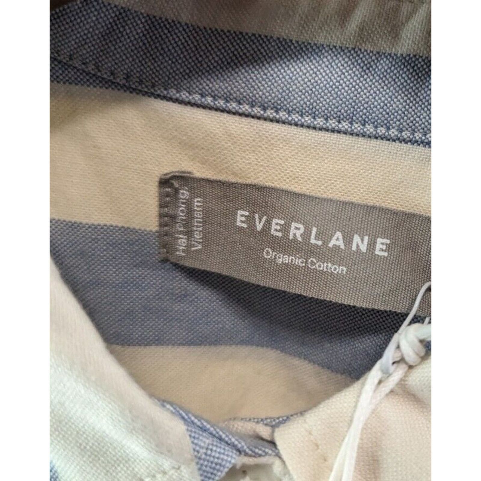 Everlane Everlane Shirt Womens Small Blue Striped Button Boxy Oxford Size S / US 4 / IT 40 - 3 Thumbnail