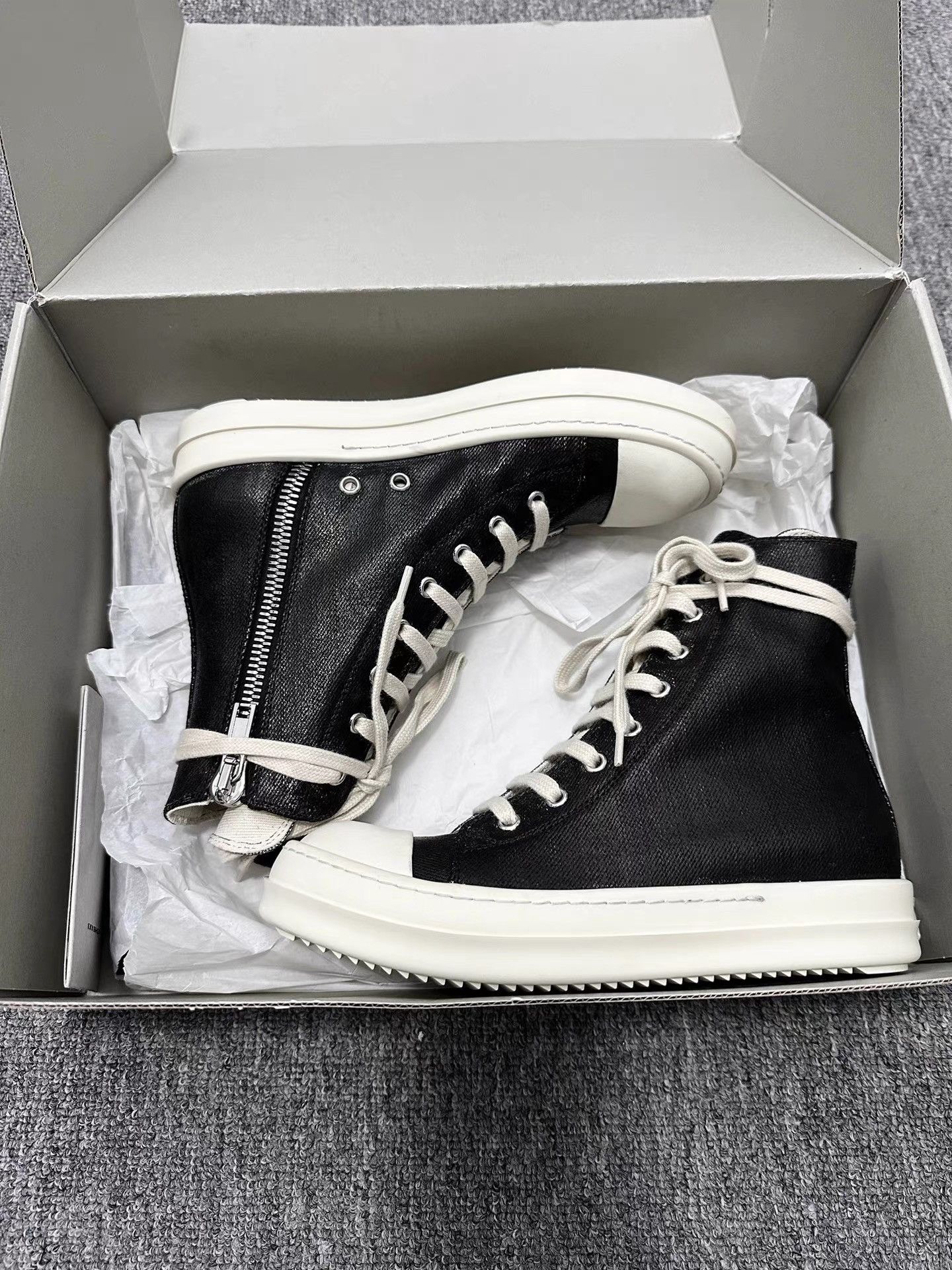 Rick Owens Rick Owens Wax Coated Big Converse K34 Size US 6 / IT 36 - 3 Thumbnail