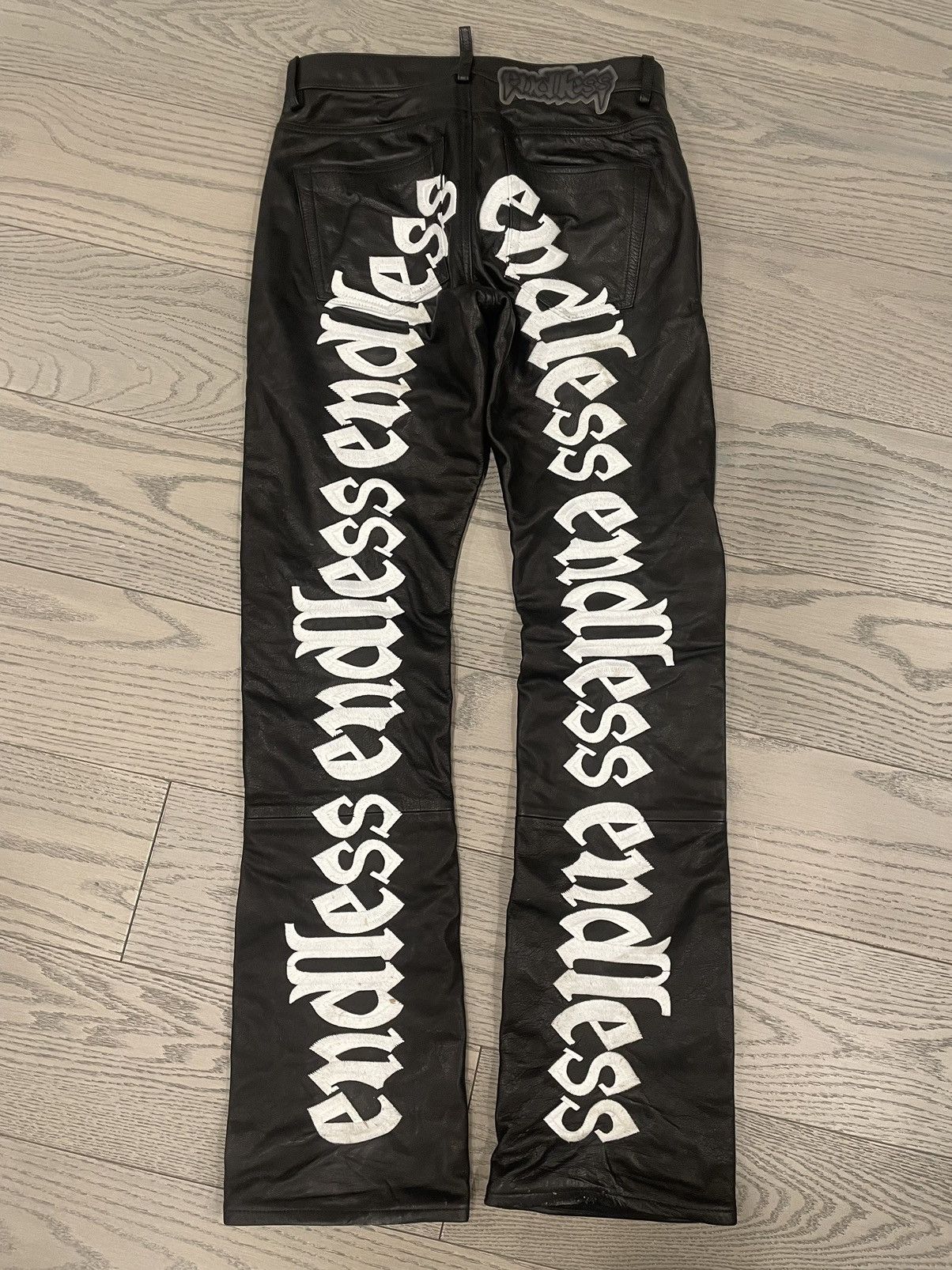 Endless Endless Denim Leather Pants | Grailed