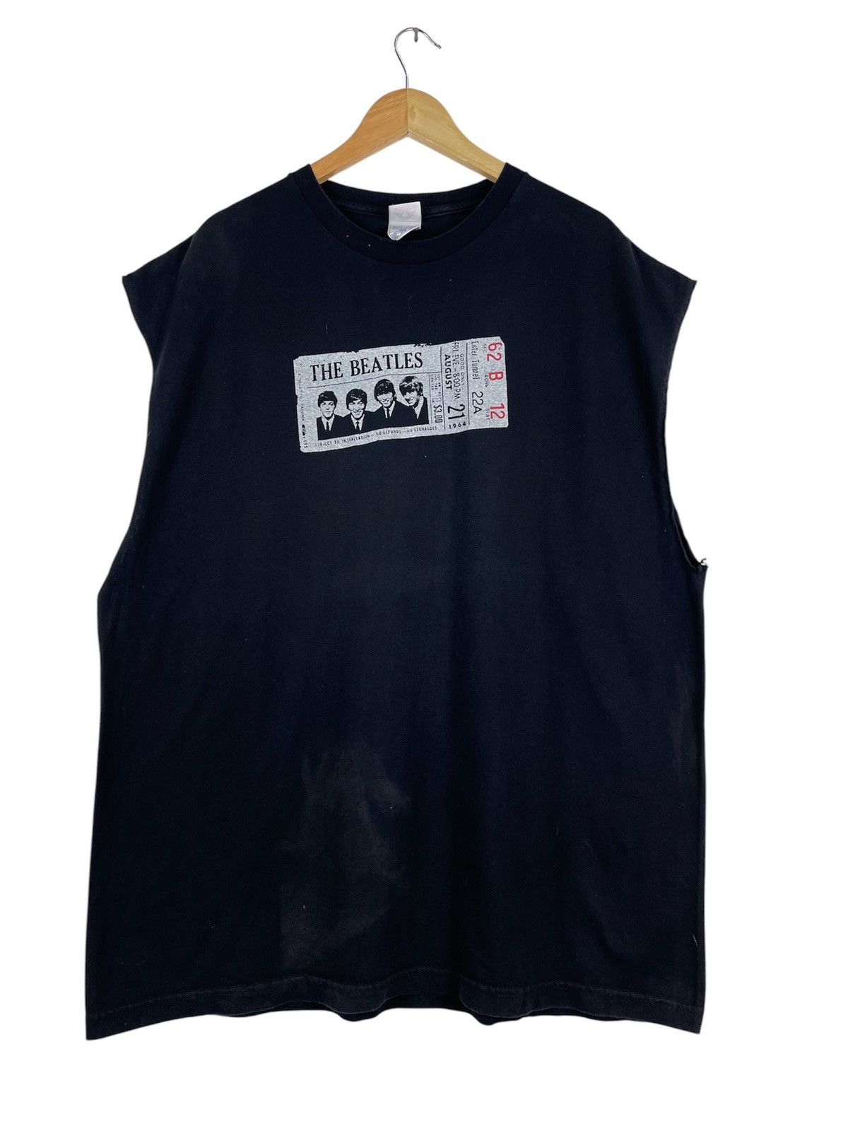 Band Tees Vintage The Beatles Promo Tee sleeveless Size US XXL / EU 58 / 5 - 1 Thumbnail