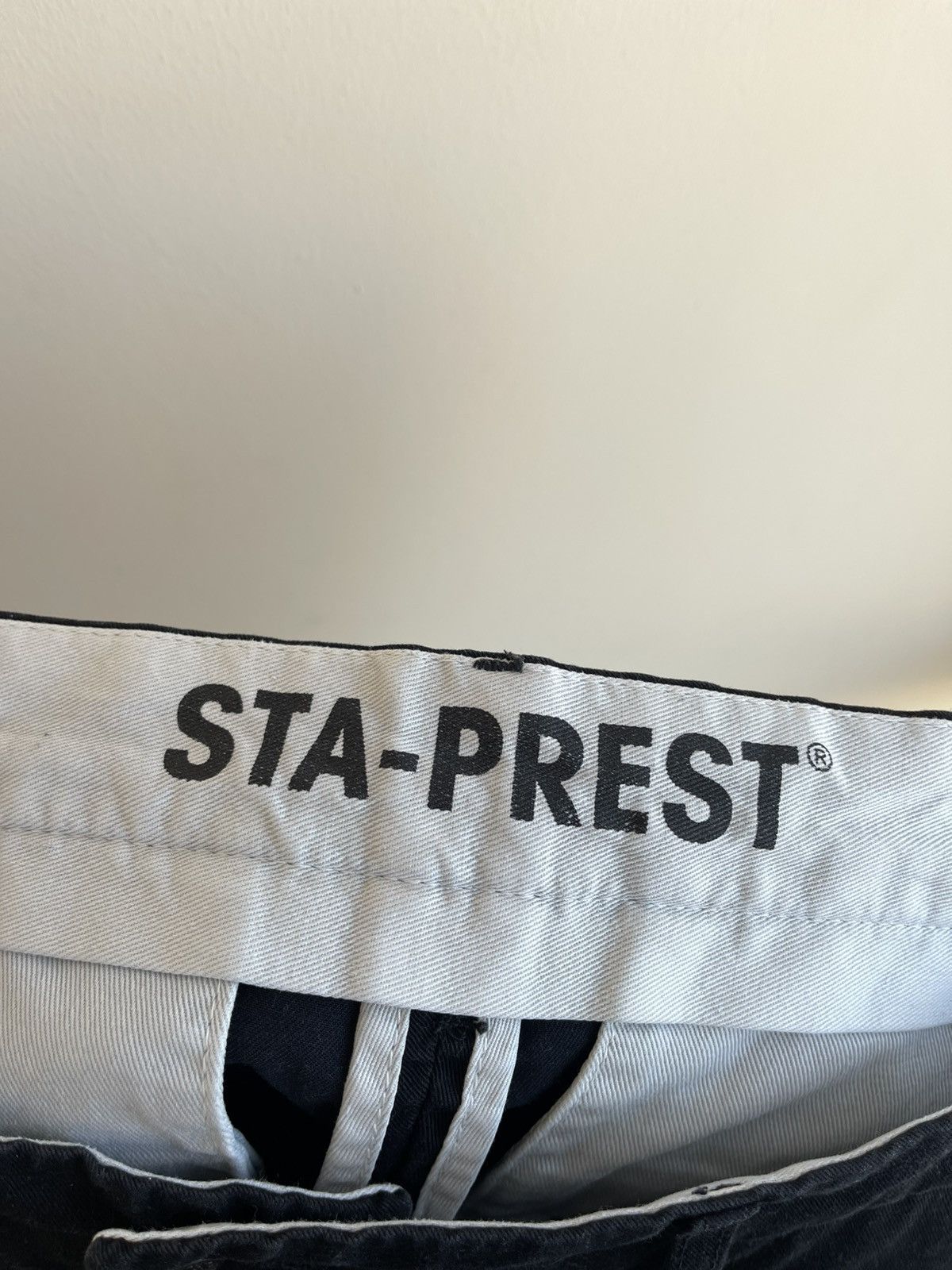 Levi's 307 Sta-Prest Straight Regular Fit Cropped Chino Pants 2000s Size US 32 / EU 48 - 7 Thumbnail