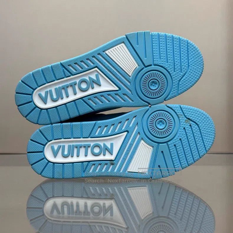 Louis Vuitton Louis Vuitton Trainer New Sky Blue shoes Size US 5 / EU 37 - 7 Thumbnail