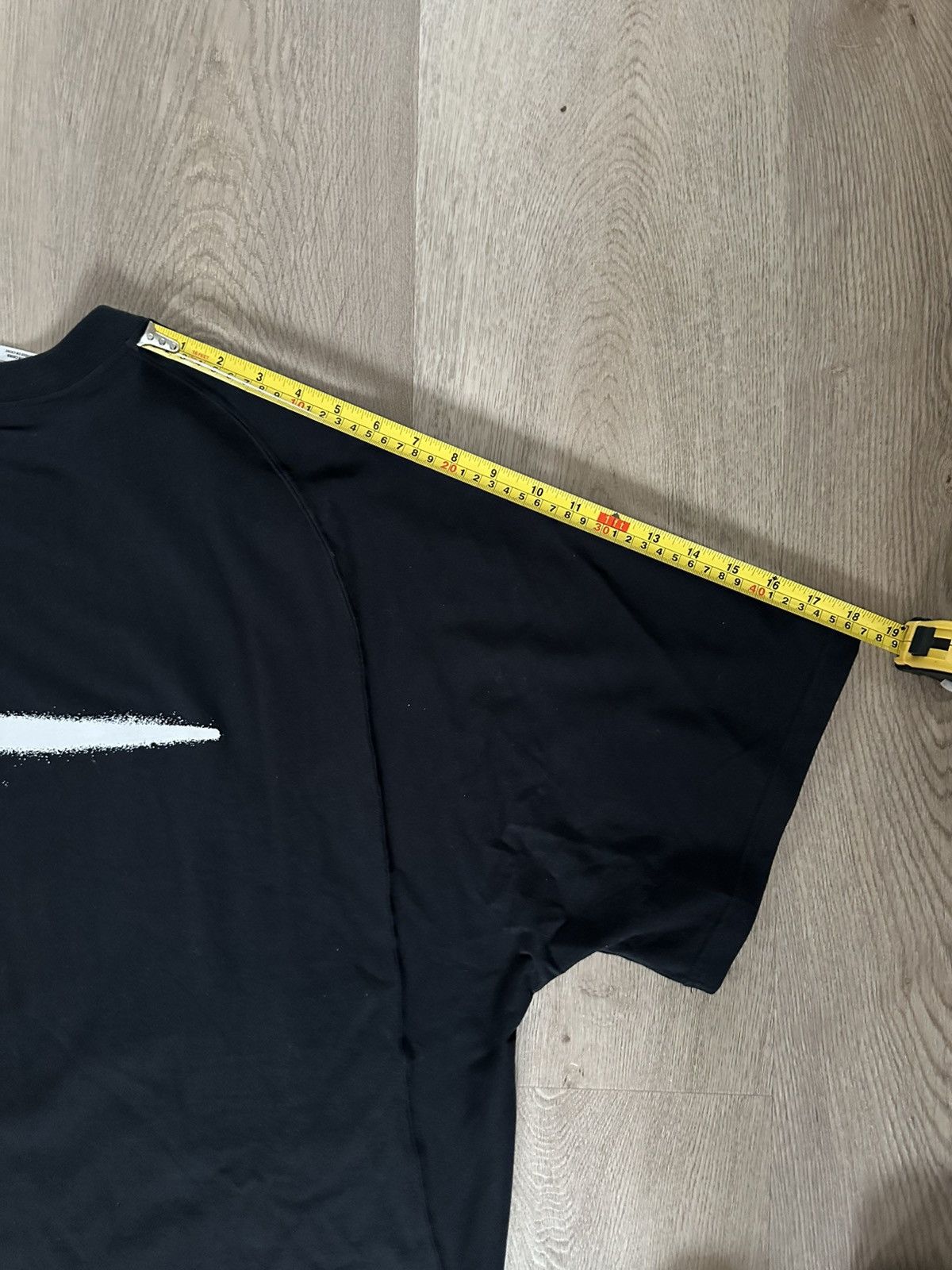 Nike × Off-White Nike Off-White Virgil Spray Paint Dot Tee Size XXL Black Size US XL / EU 56 / 4 - 5 Thumbnail