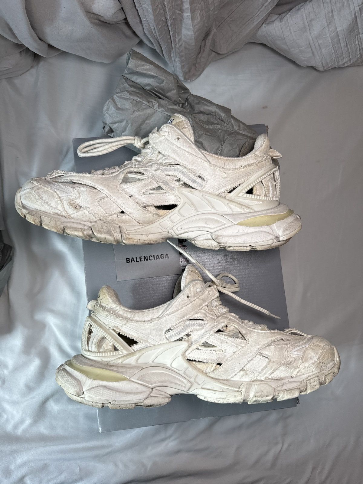 Balenciaga Balenciaga Track 2 Eggshell Size US 11 / EU 44 - 9 Thumbnail