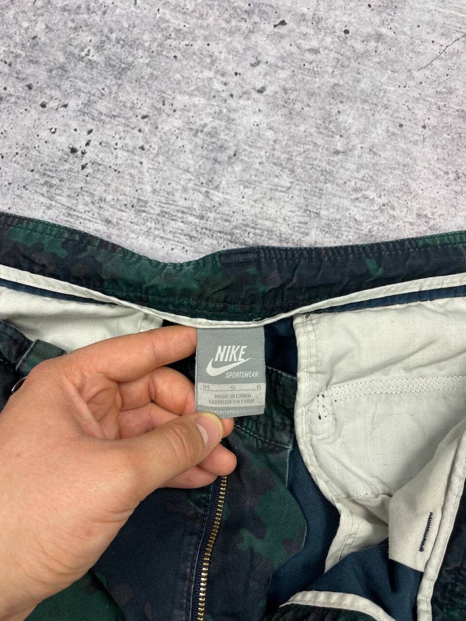 Nike Vintage Nike 90’s Y2K Style Drill Military Cargo Shorts Size US 34 / EU 50 - 14 Thumbnail