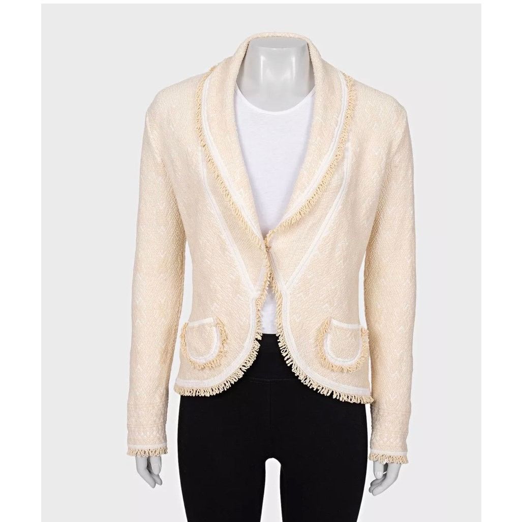 Dior Christian Dior Textured Cardigan Jacket - Size 42/XL Size M / US 6-8 / IT 42-44 - 1 Thumbnail
