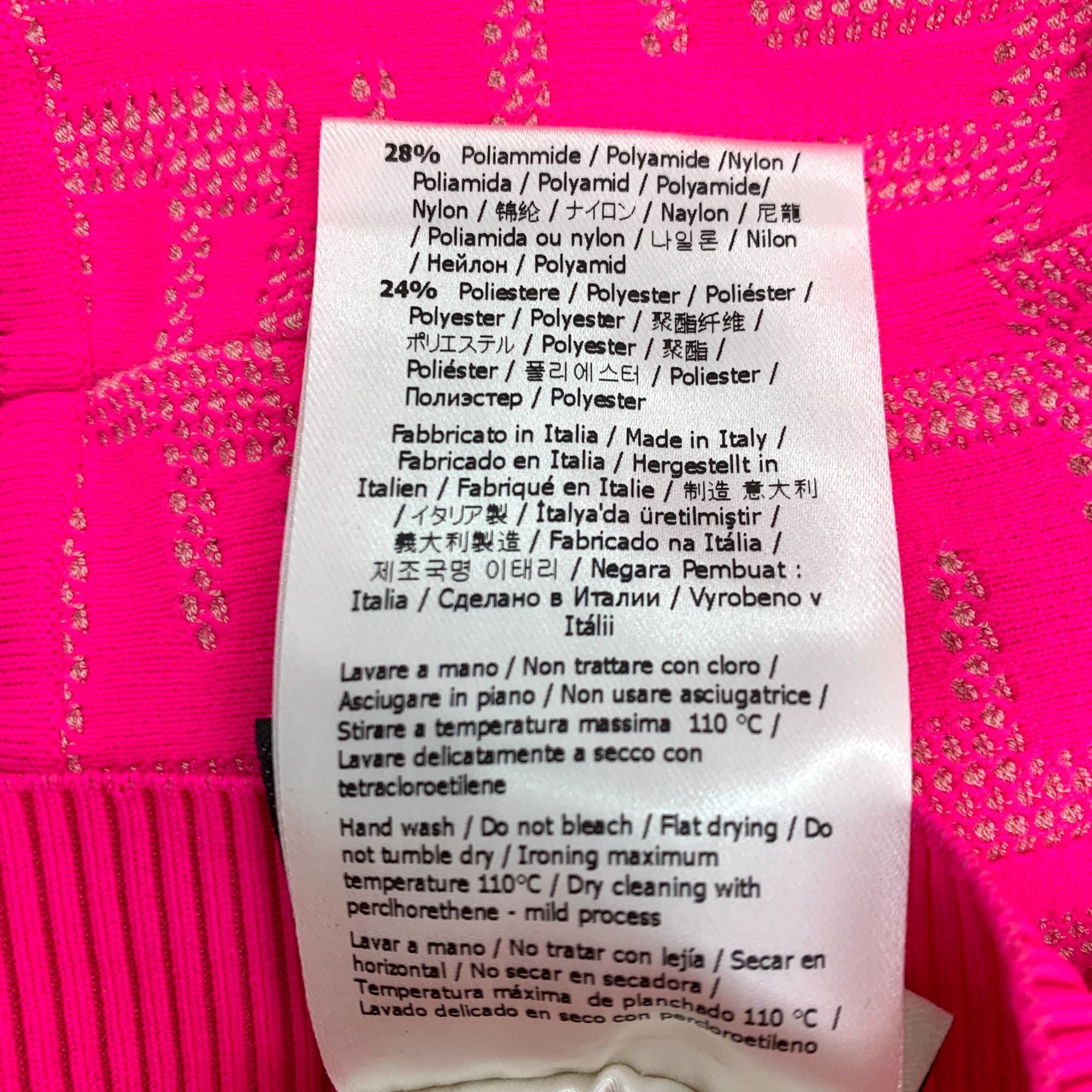 Fendi Fendi Pink Logo Monogram Knit Jogger Pants (Size M) Size 40" / US 18 - 3 Thumbnail