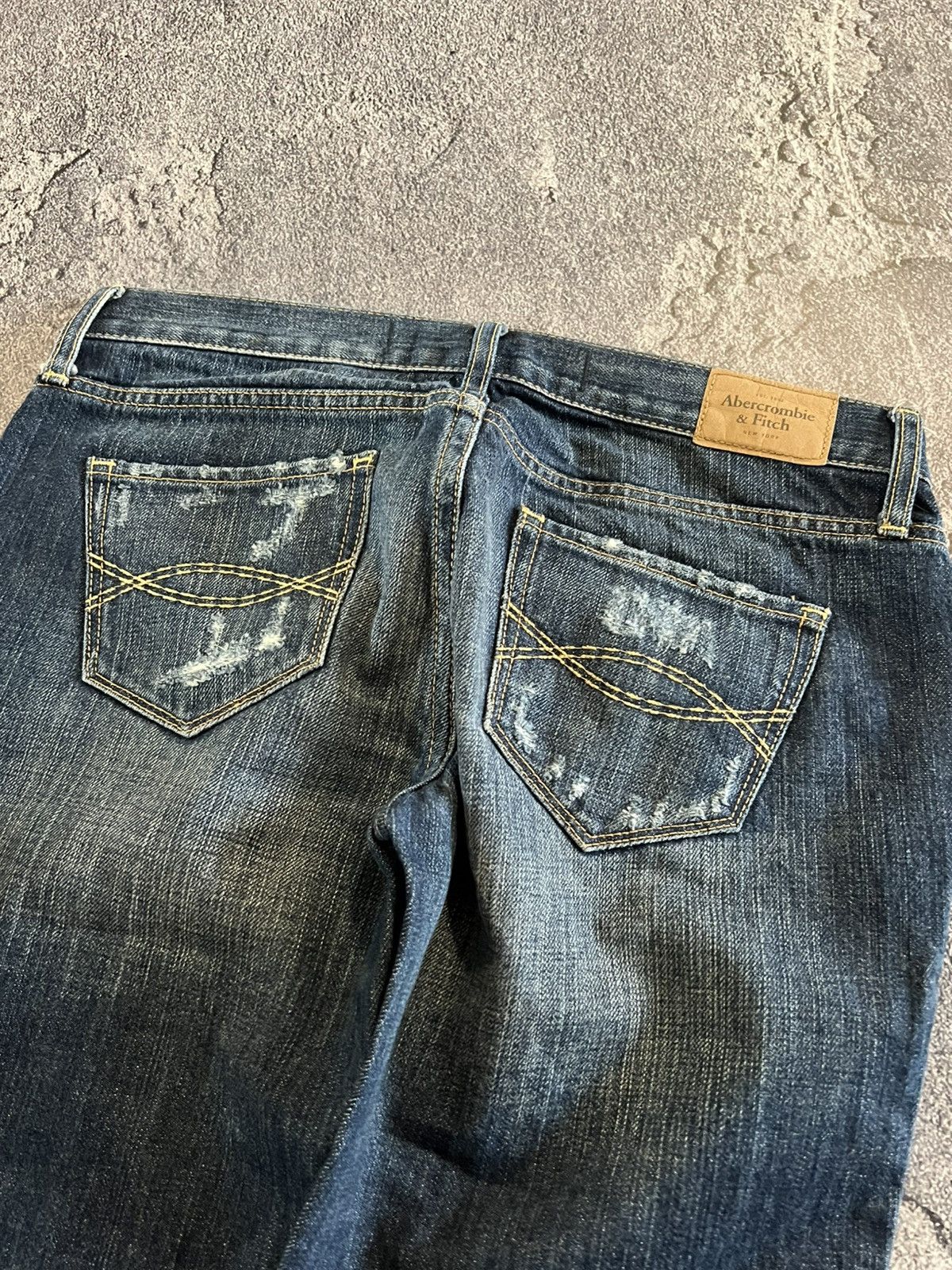 Vintage Vintage Distressed Y2K Flared Jeans / Rick Owens Style Glam Size US 29 - 5 Thumbnail