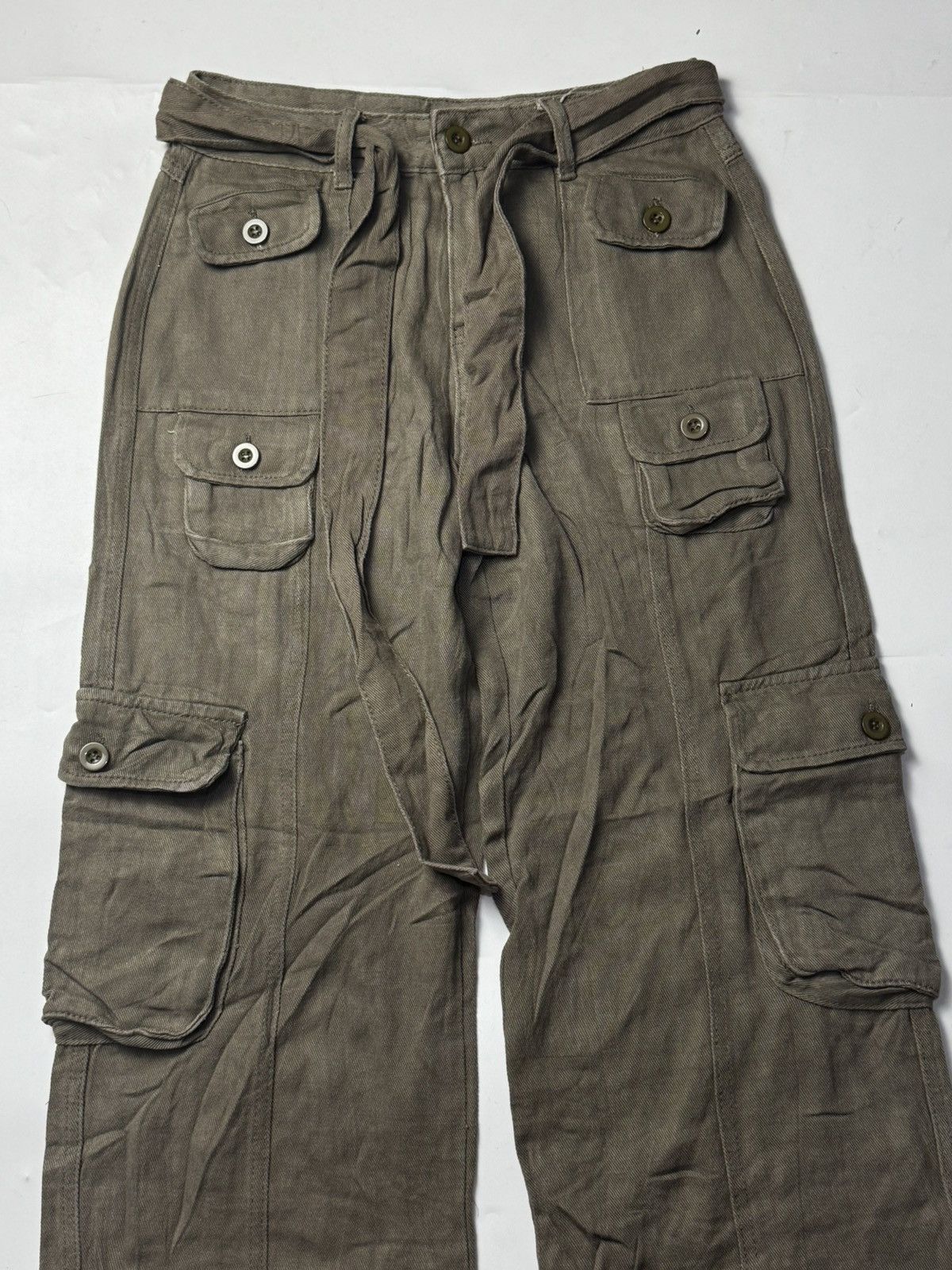 Le Grande Bleu (L.G.B.) flared cargo pants japanese lgb goa styled Size US 30 / EU 46 - 3 Thumbnail