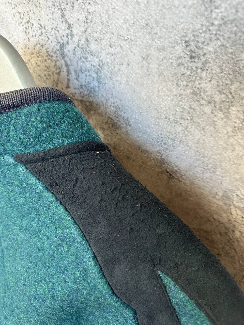 Designer × Kurt Geiger × Vintage Geiger Austria Boiled Wool Jacket Green Black Vintage Size M / US 6-8 / IT 42-44 - 13 Thumbnail