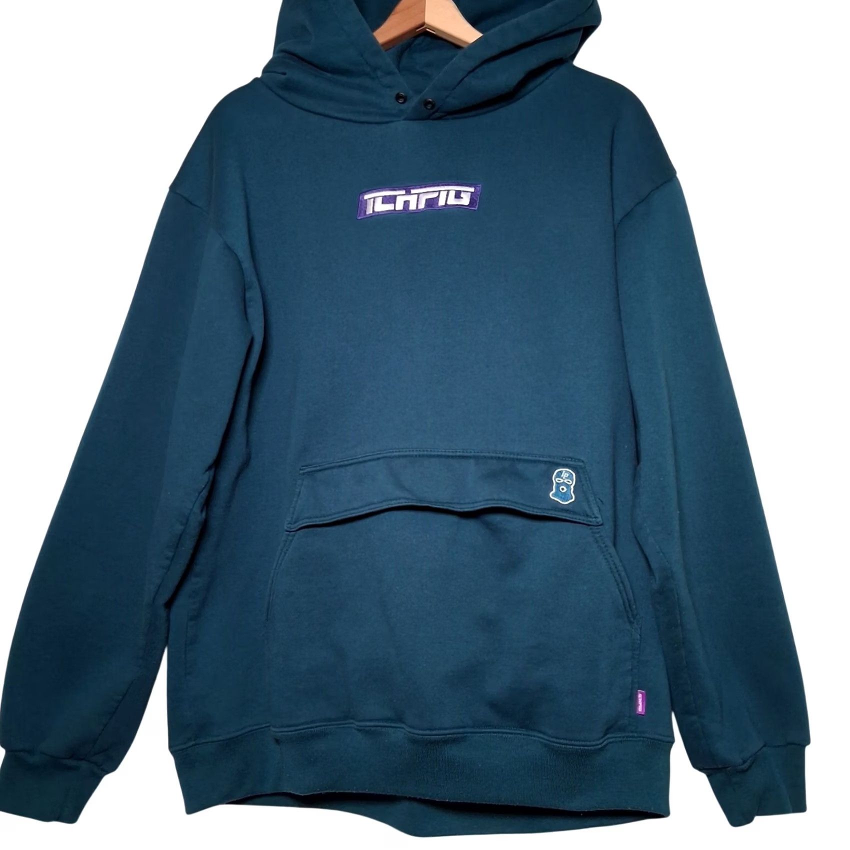 Vintage ICHPIG Strike Anorak Hooded Sweatshirt Men L Teal Year Australian Fighting Hoodie Size US L / EU 52-54 / 3 - 2 Thumbnail