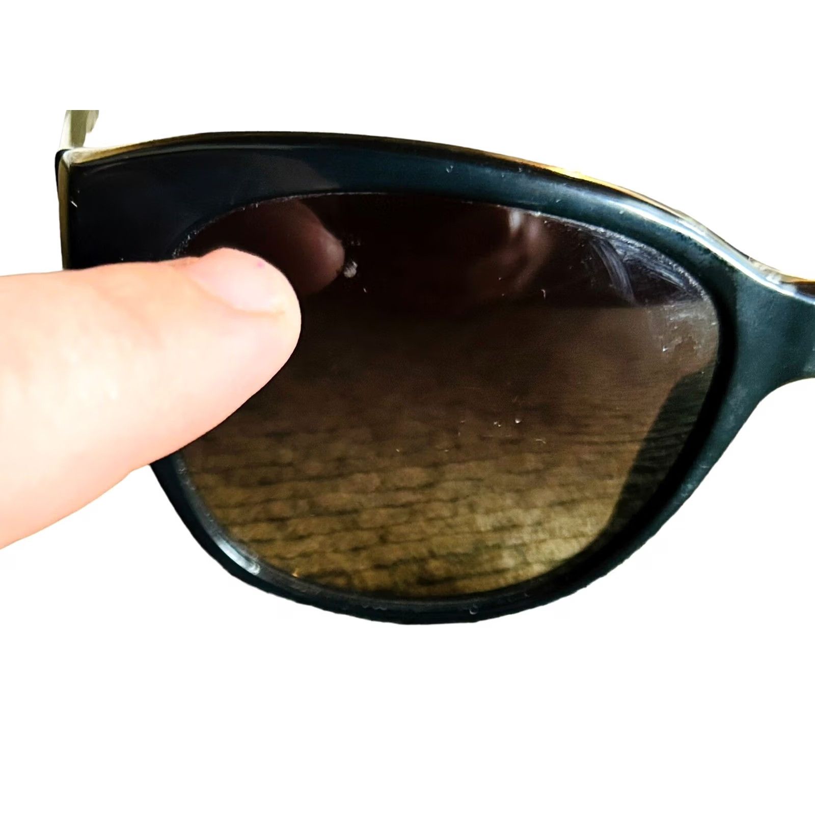 Ralph Lauren Ralph Lauren Sunglasses Women Black RL 8053 Case UV400 Gradient Oval Plastic - Women Size ONE SIZE - 4 Thumbnail