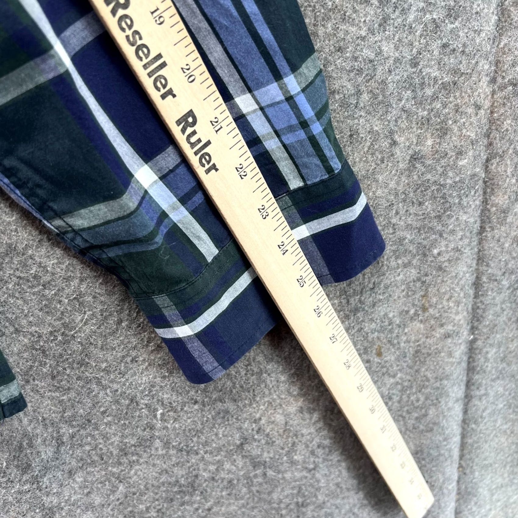Tommy Hilfiger VINTAGE Tommy Hilfiger Shirt Men XL Blue Green Plaid Button-Down Casual Regular Size US XL / EU 56 / 4 - 7 Thumbnail