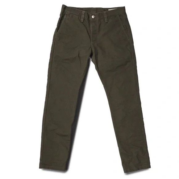 image of Grown Sewn Foundation Canvas Pant - 12 Oz. - Olive, Men's (Size 32)