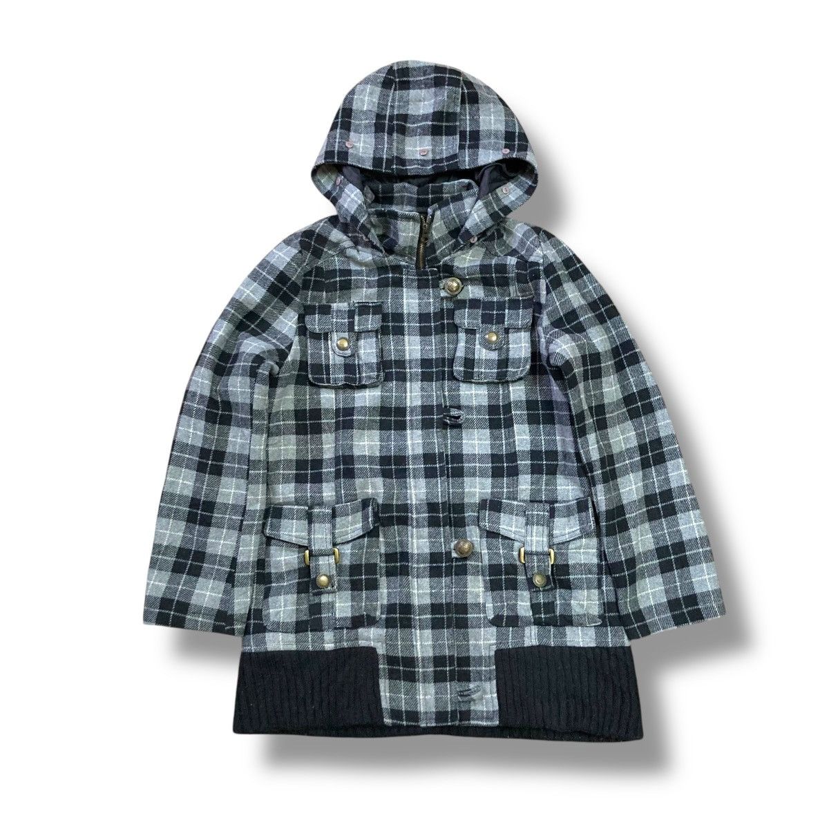 If Six Was Nine 🇯🇵 AVAIL CHECKERED MULTIPOCKET BONDAGE JACKET Size US L / EU 52-54 / 3 - 2 Thumbnail