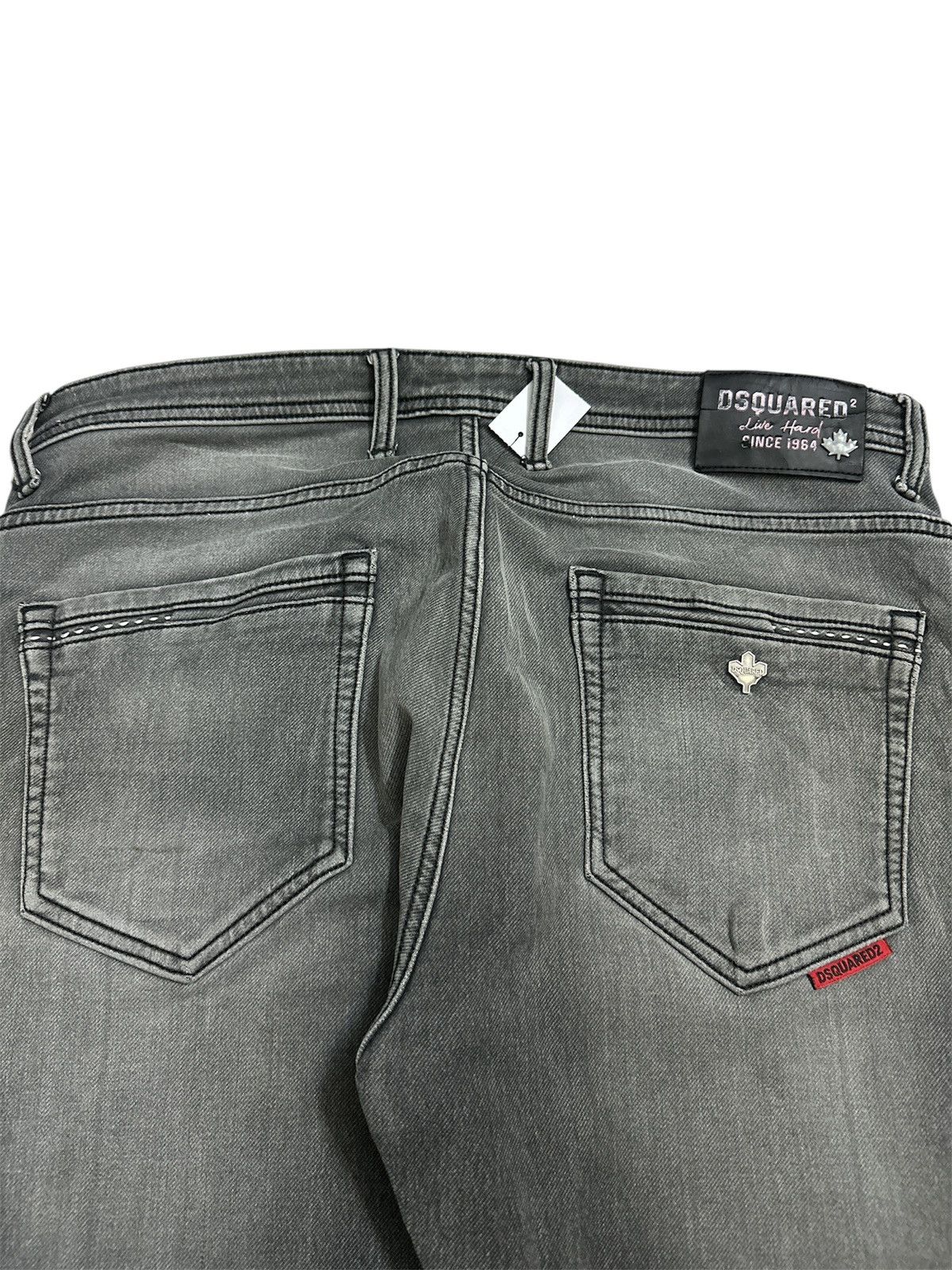GOA Dsquared2 Washed Grey Jeans Amiri Junya Watanabe Style Jeans Size US 36 / EU 52 - 6 Thumbnail