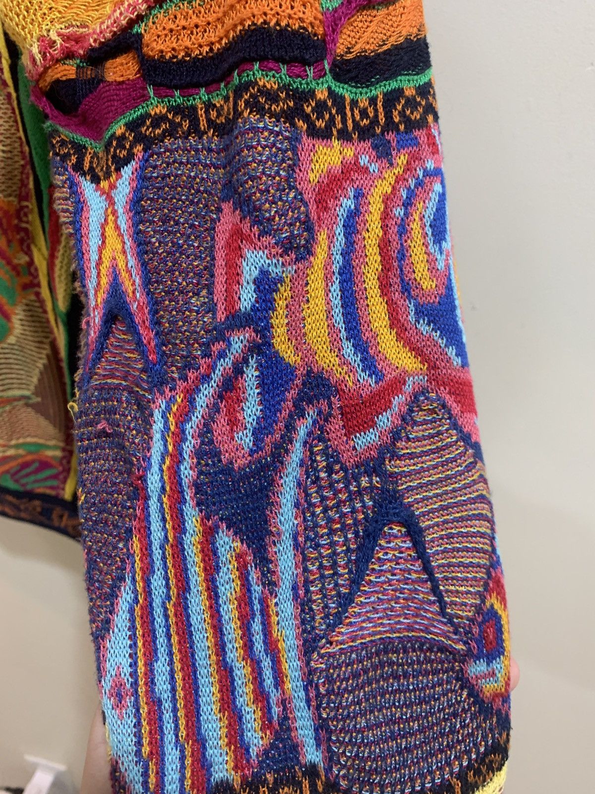 Coogi Tropical Fish Birds Flowers Coogi Sweater Large Size US L / EU 52-54 / 3 - 15 Thumbnail