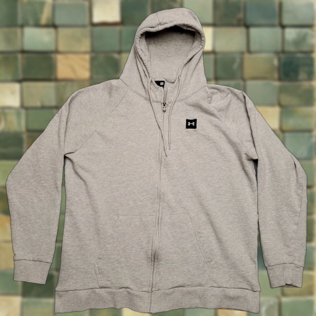 Under Armour Under Armour Hoodie Mens 2XL Blue Hooded 100% Polyester Pullover Sweatshirt Logo Size US XXL / EU 58 / 5 - 1 Thumbnail
