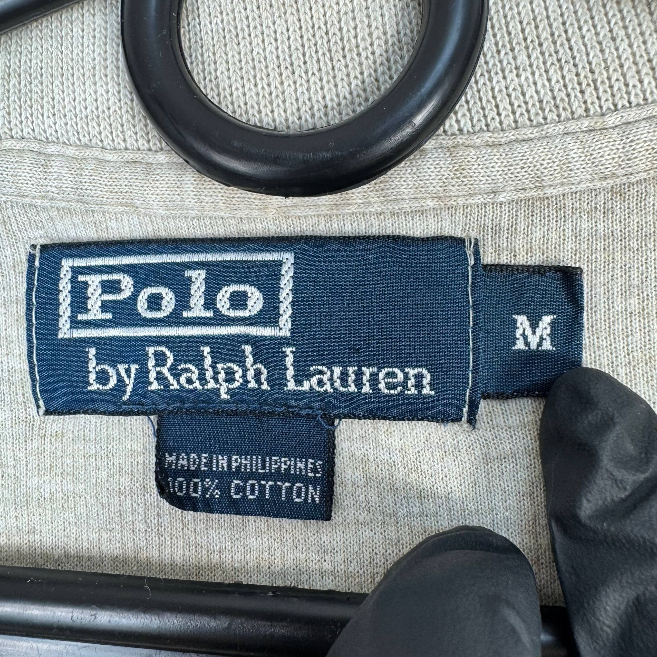 Polo Ralph Lauren Polo Ralph Lauren Half Zip Sweater Beige Cotton Men Size M Size US M / EU 48-50 / 2 - 4 Thumbnail