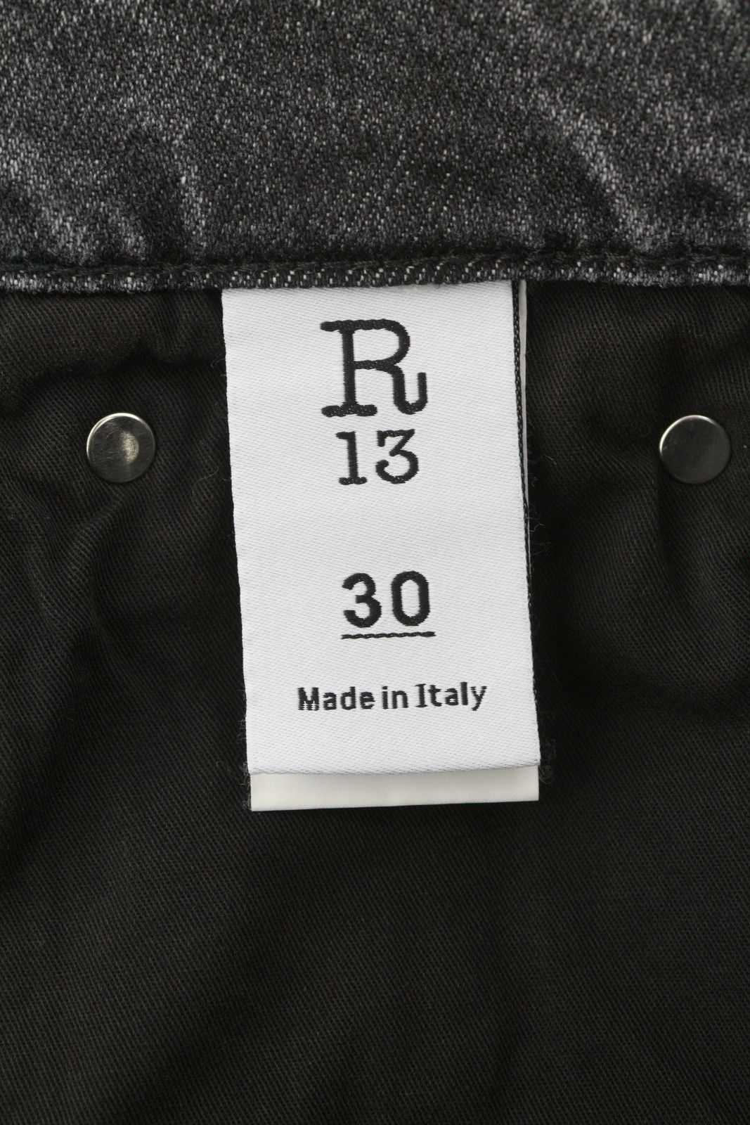 R13 BOYFRIEND 30 Vintage Grey Distress 88268 Size 30" / US 8 / IT 44 - 8 Thumbnail