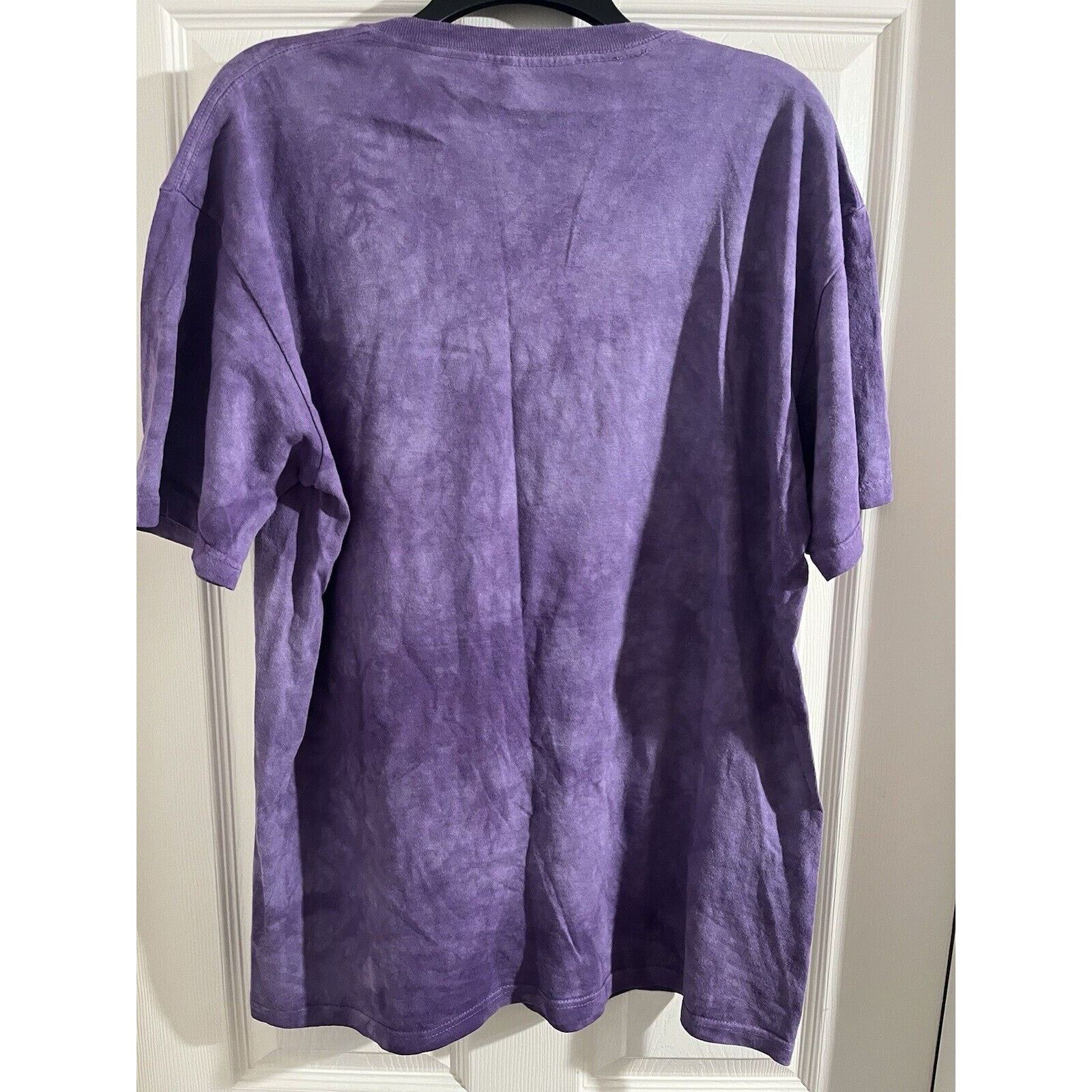 The Mountain The Mountain Mens Sz Large Purple Bald Eagle Leather Tag Size US L / EU 52-54 / 3 - 5 Thumbnail
