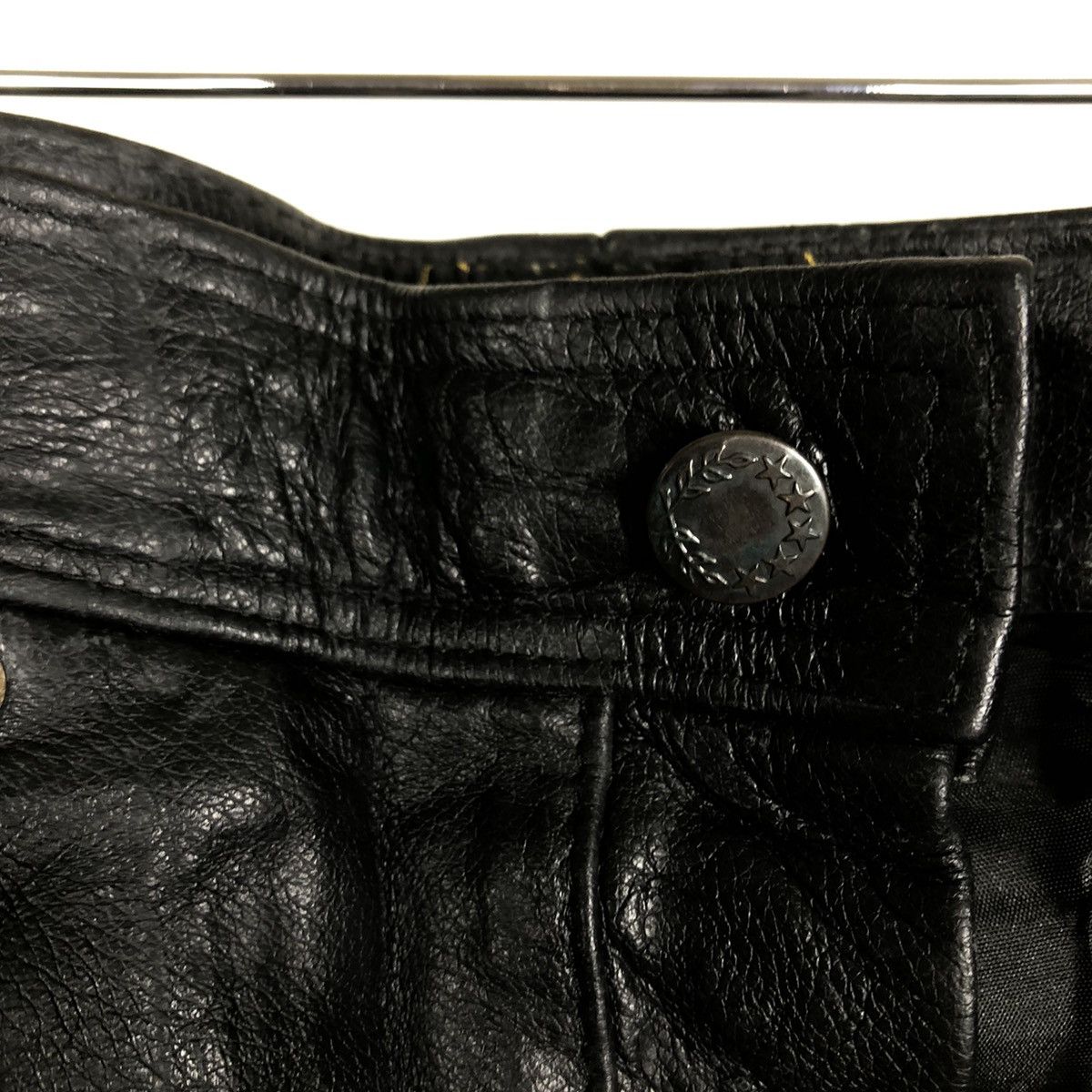 Genuine Leather 🔥Zafco by Hysteric Glamour Genuine Leather Pants Racing Size US 28 / EU 44 - 10 Thumbnail