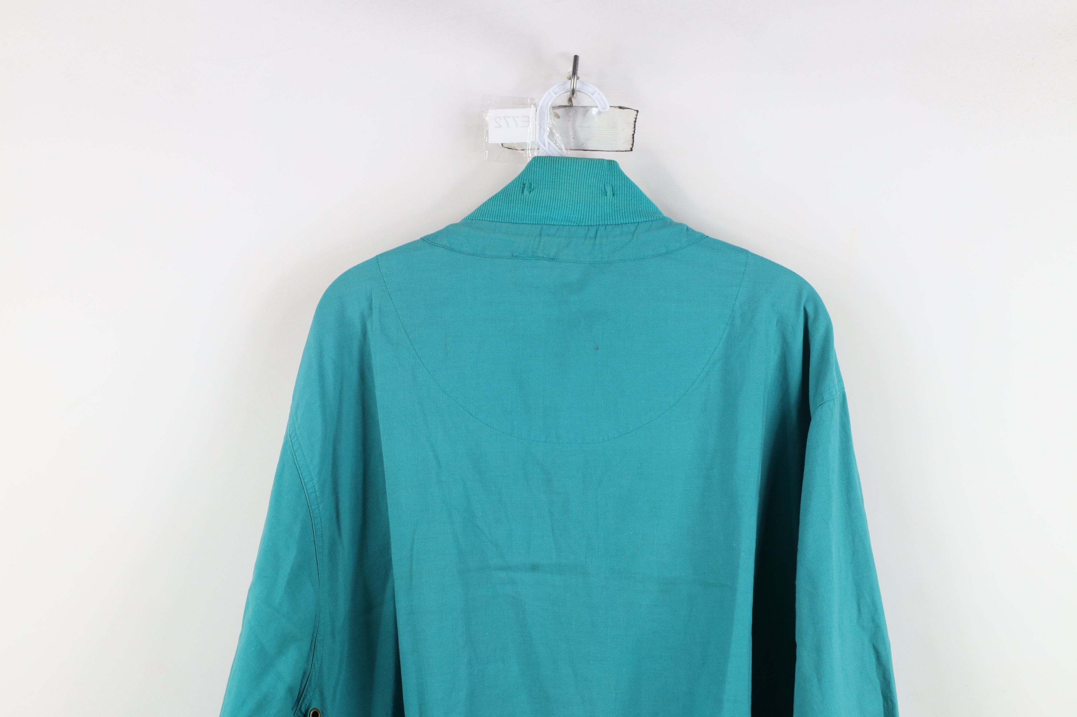 Eddie Bauer Vintage 90s Eddie Bauer Half Zip Pullover Jacket Teal Size US L / EU 52-54 / 3 - 16 Thumbnail