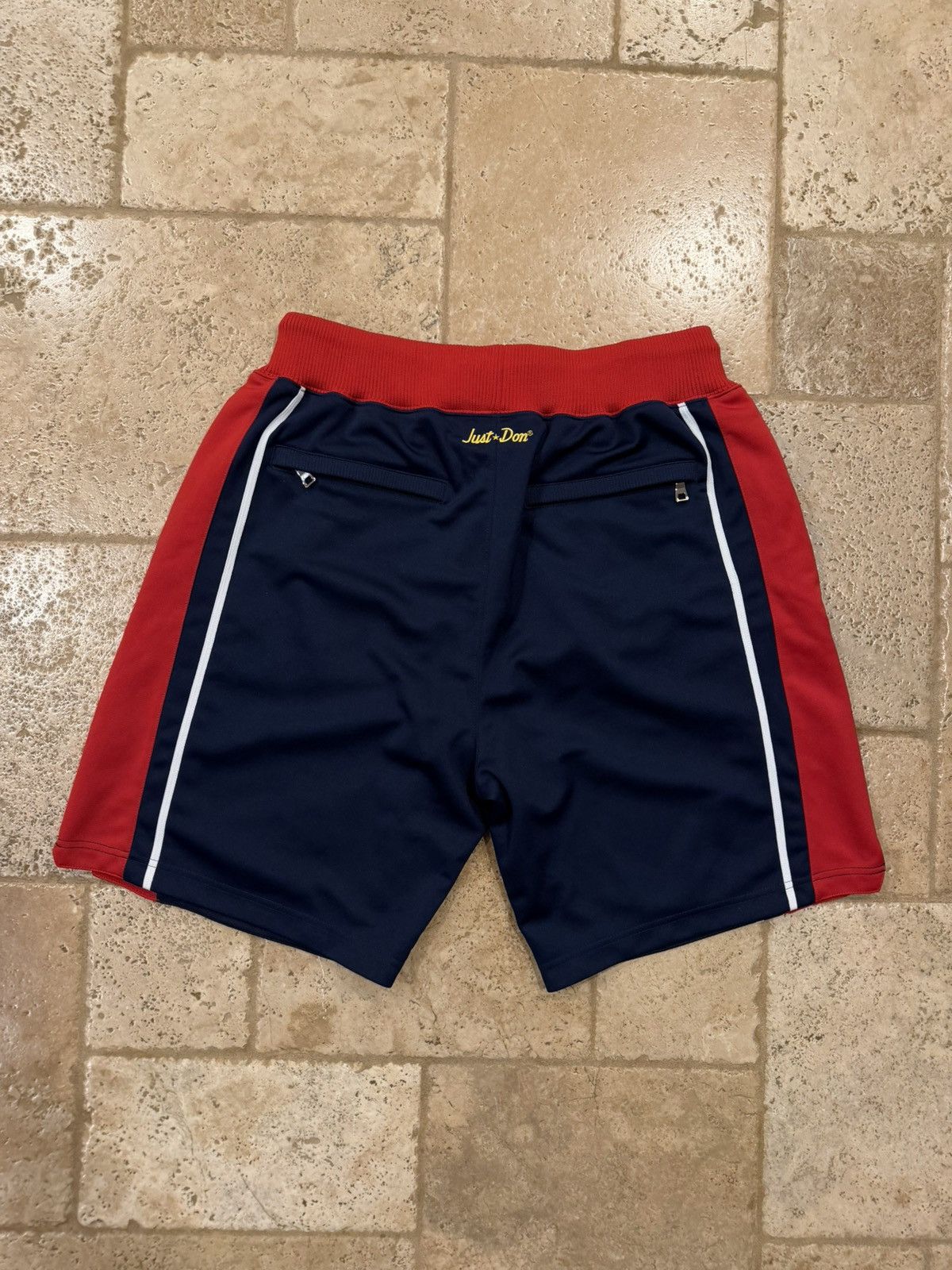 Just Don × Mitchell & Ness Just Don x Mitchell & Ness MLB Los Angeles Angels Shorts Size US 34 / EU 50 - 4 Thumbnail