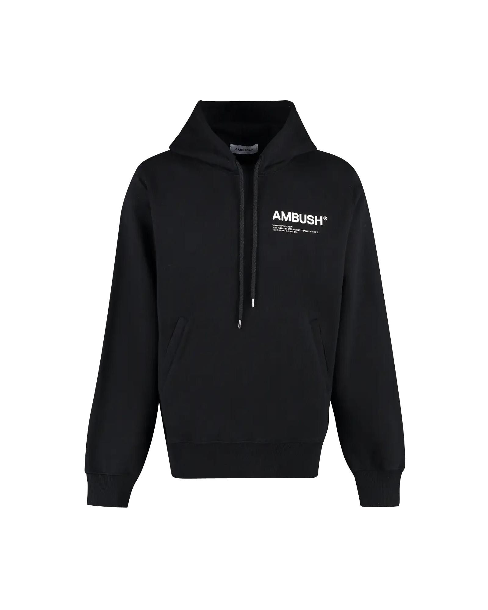 image of Ambush Design Wide-Weave Organic Cotton Zip Jacket in Black, Men's (Size Large)