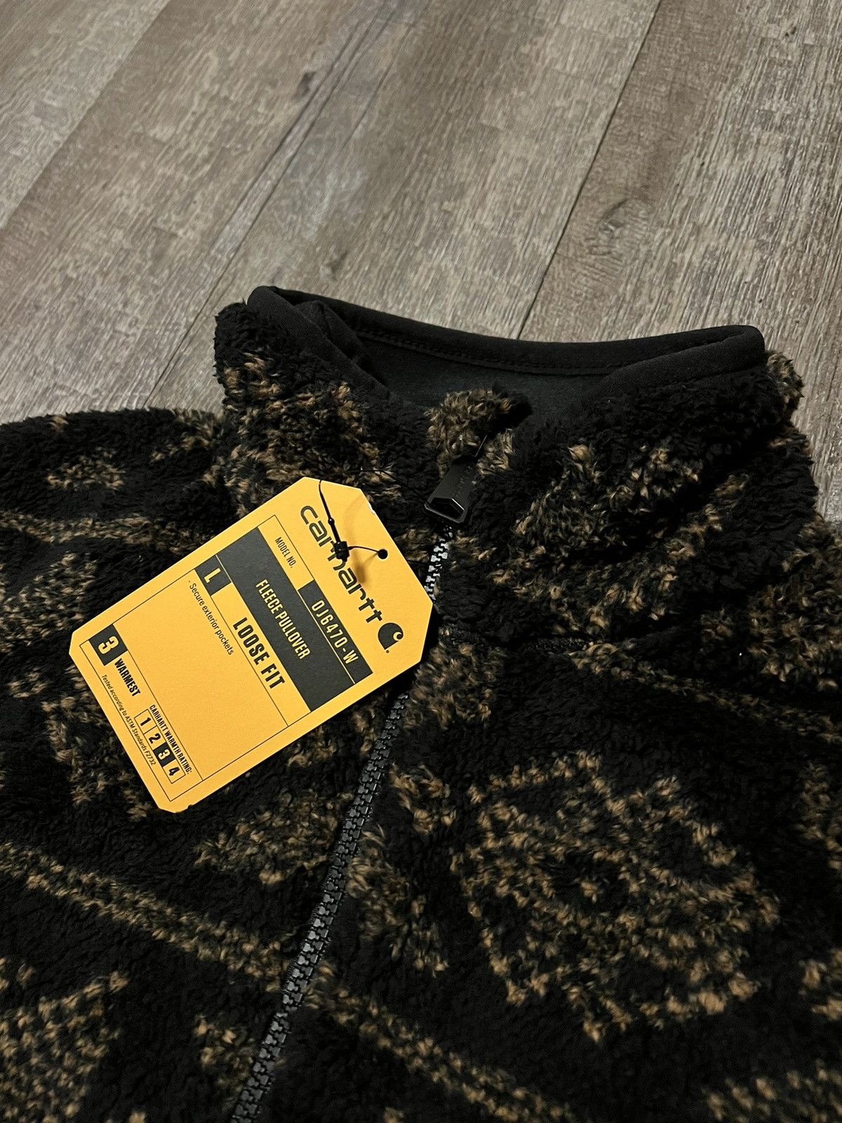 Carhartt Carhartt Aztec Snowflake Fleece Quarter Zip Pullover Sweater Size XS / US 0-2 / IT 36-38 - 3 Thumbnail