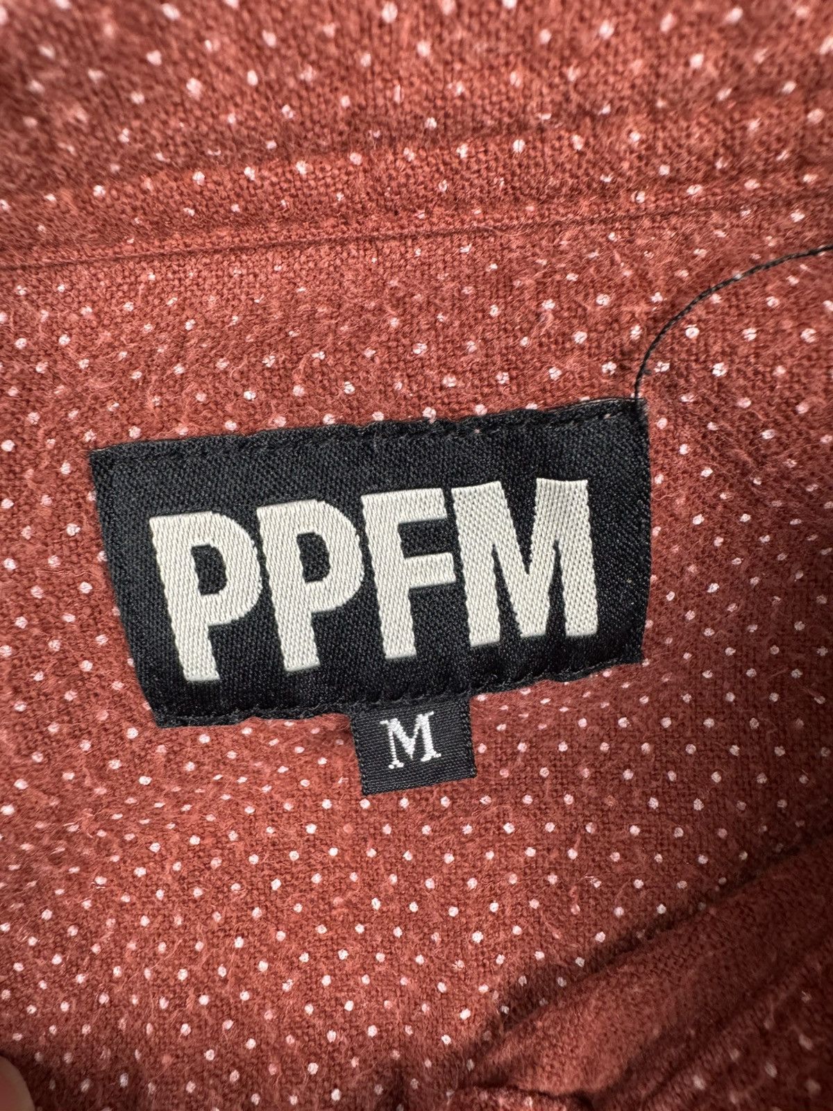 Japanese Brand × PPFM × Vintage Vintage 90s PPFM polka dot thick beefy worker style shirt Size US M / EU 48-50 / 2 - 9 Thumbnail