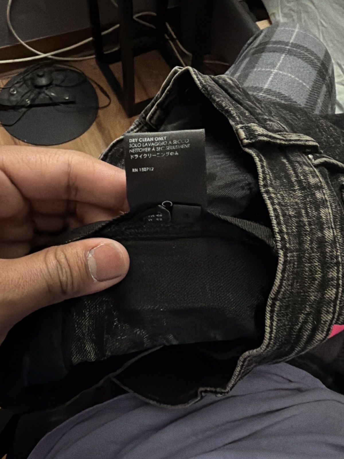 Amiri Amiri ‘Double Pink Stripe’ - Black Size US 36 / EU 52 - 6 Thumbnail