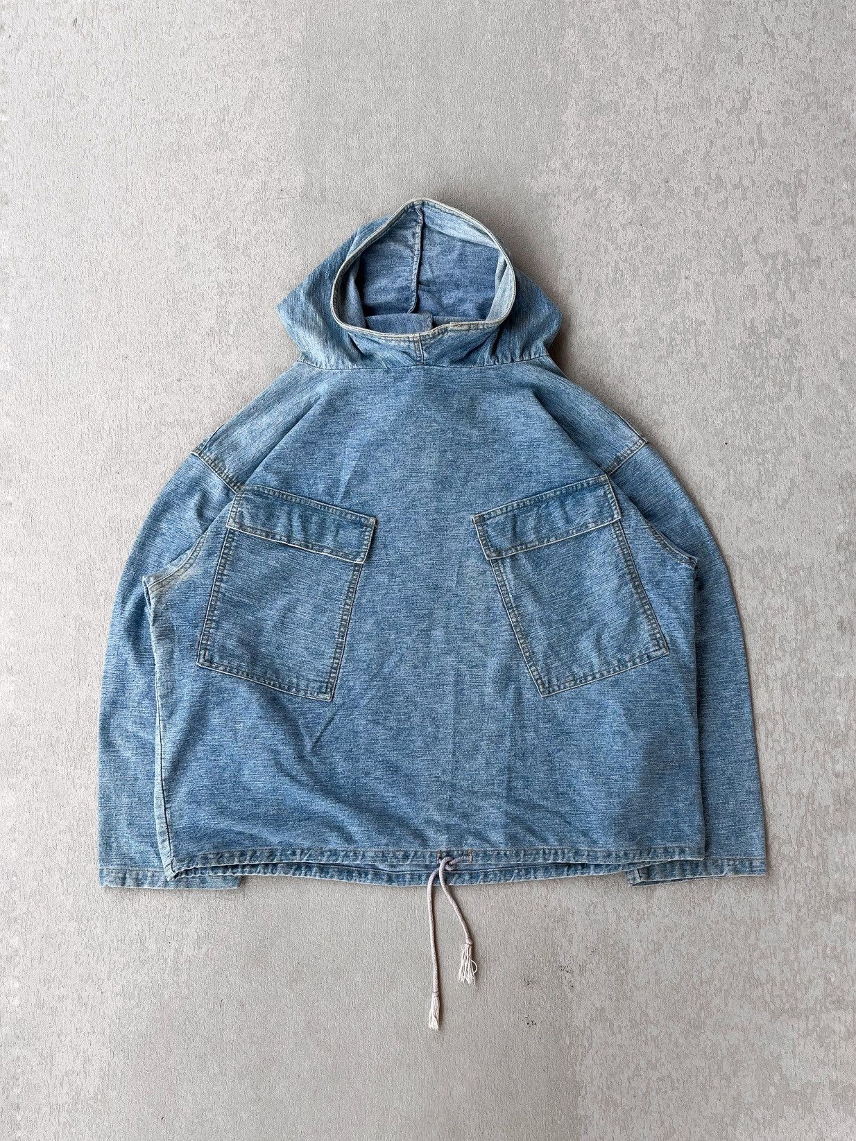 Japanese Brand Vtg Work MRK Denim Smock Jacket Size US M / EU 48-50 / 2 - 2 Thumbnail