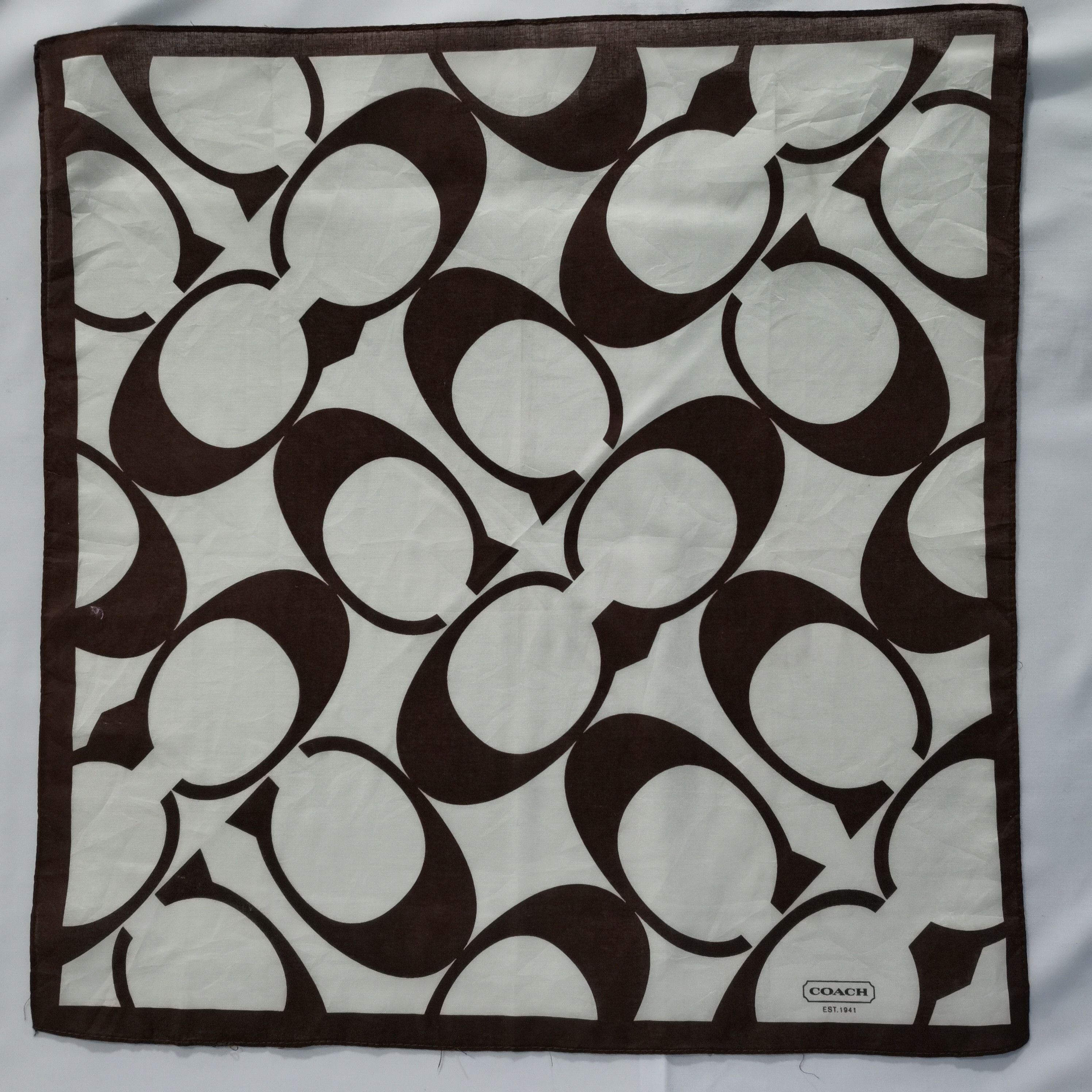 Coach COACH HANDKERCHIEF/ BANDANA/ SCARF Size ONE SIZE - 2 Thumbnail