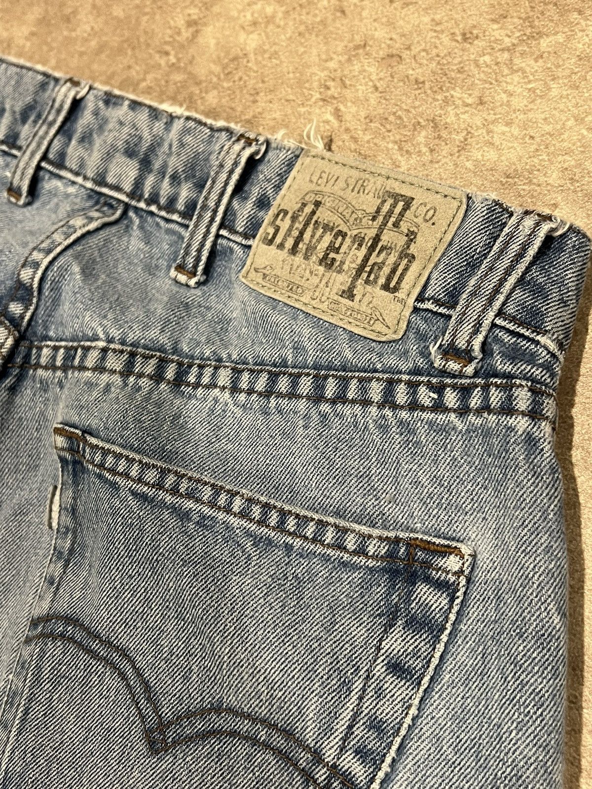 Levi's × Levi's Vintage Clothing × Vintage Baggy SilverTab Vintage Distressed Levis Size US 32 / EU 48 - 12 Thumbnail