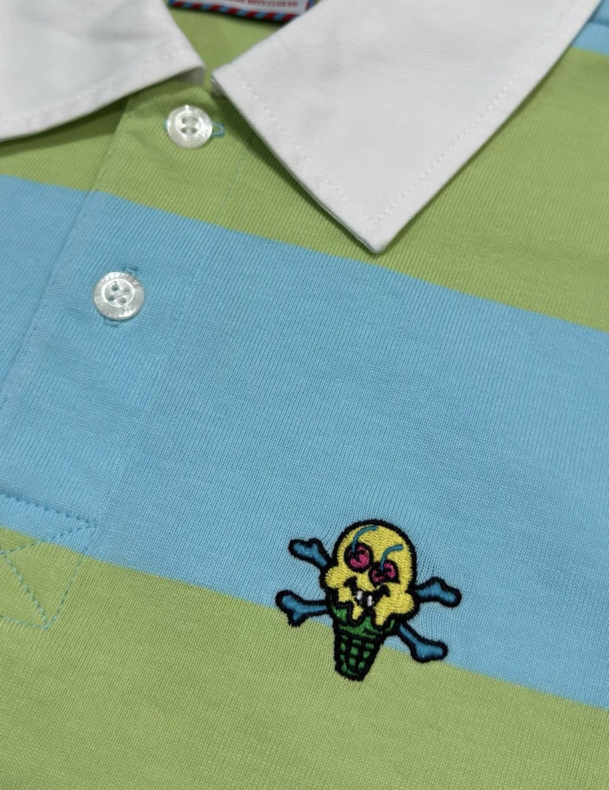 Billionaire Boys Club Vintage Striped Long Sleeve Polo Billionaire Boys Club Size US M / EU 48-50 / 2 - 2 Thumbnail